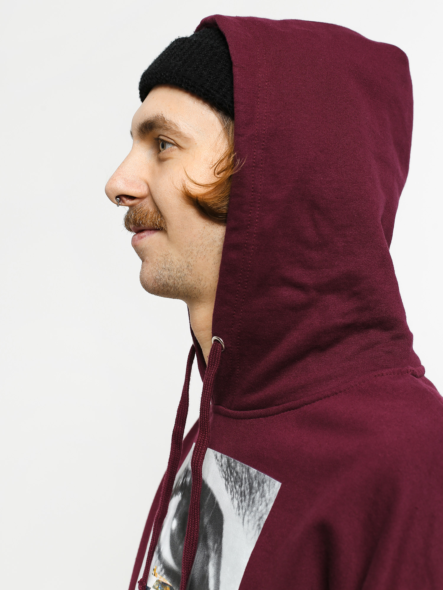 Bluza z kapturem Diamond Supply Co. Eye Diamond HD (burgundy)