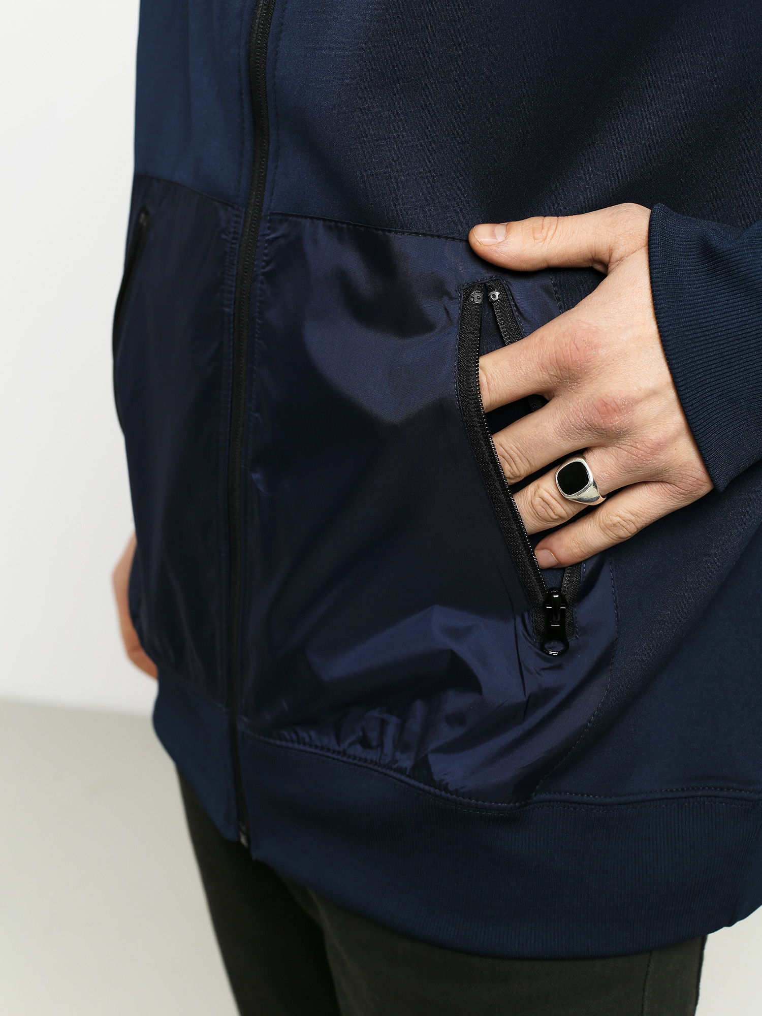 Kurtka Spitfire Hombre Mock Neck Track (navy)