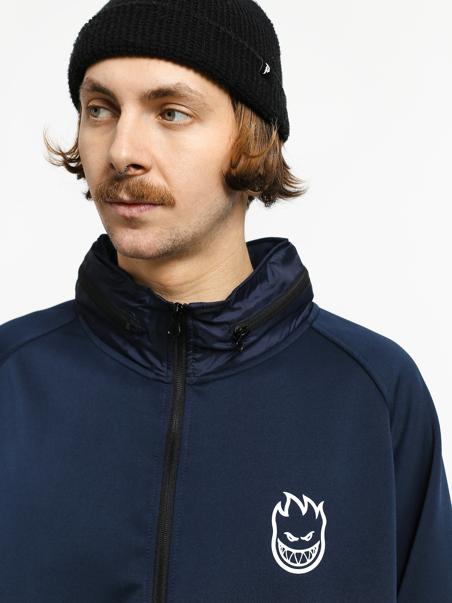 Kurtka Spitfire Hombre Mock Neck Track (navy)