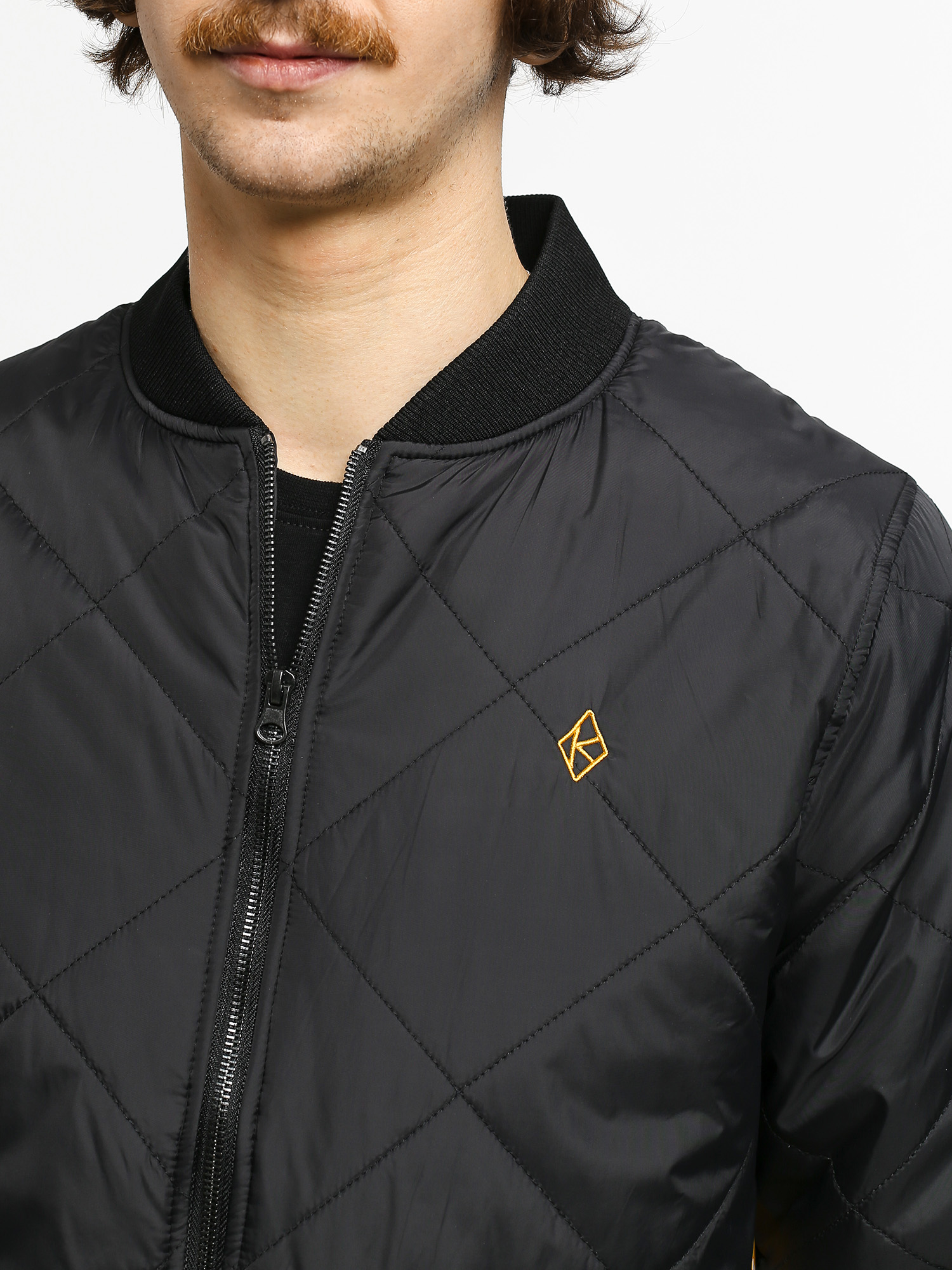 Kurtka Krooked Diamond Quilt (black)
