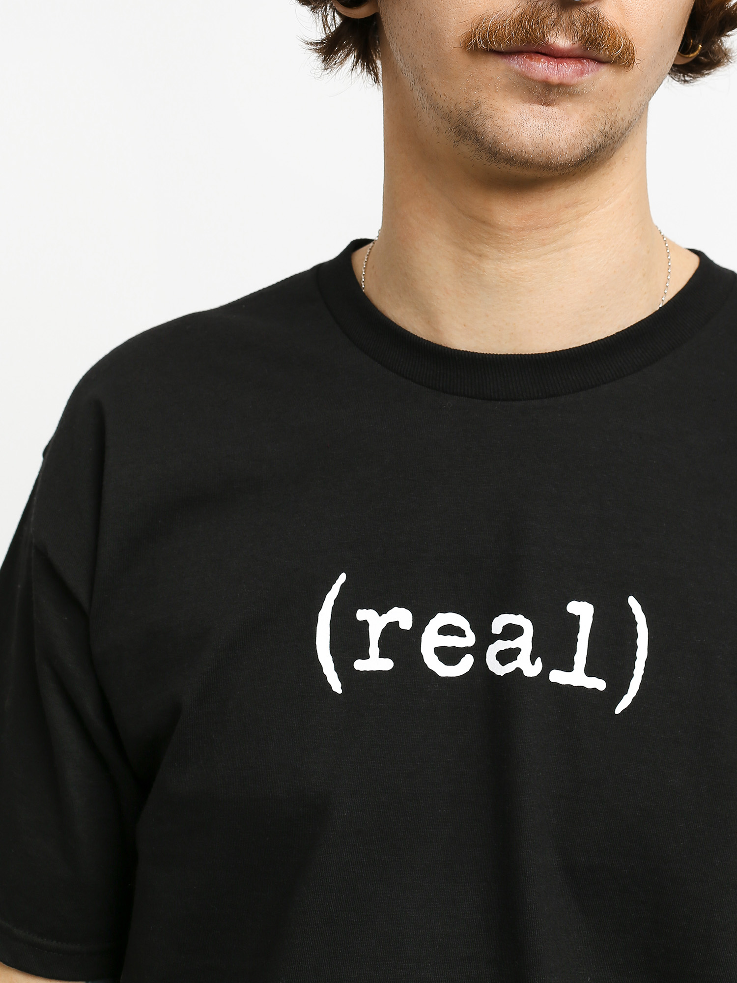 T-shirt Real Lower (black/white)