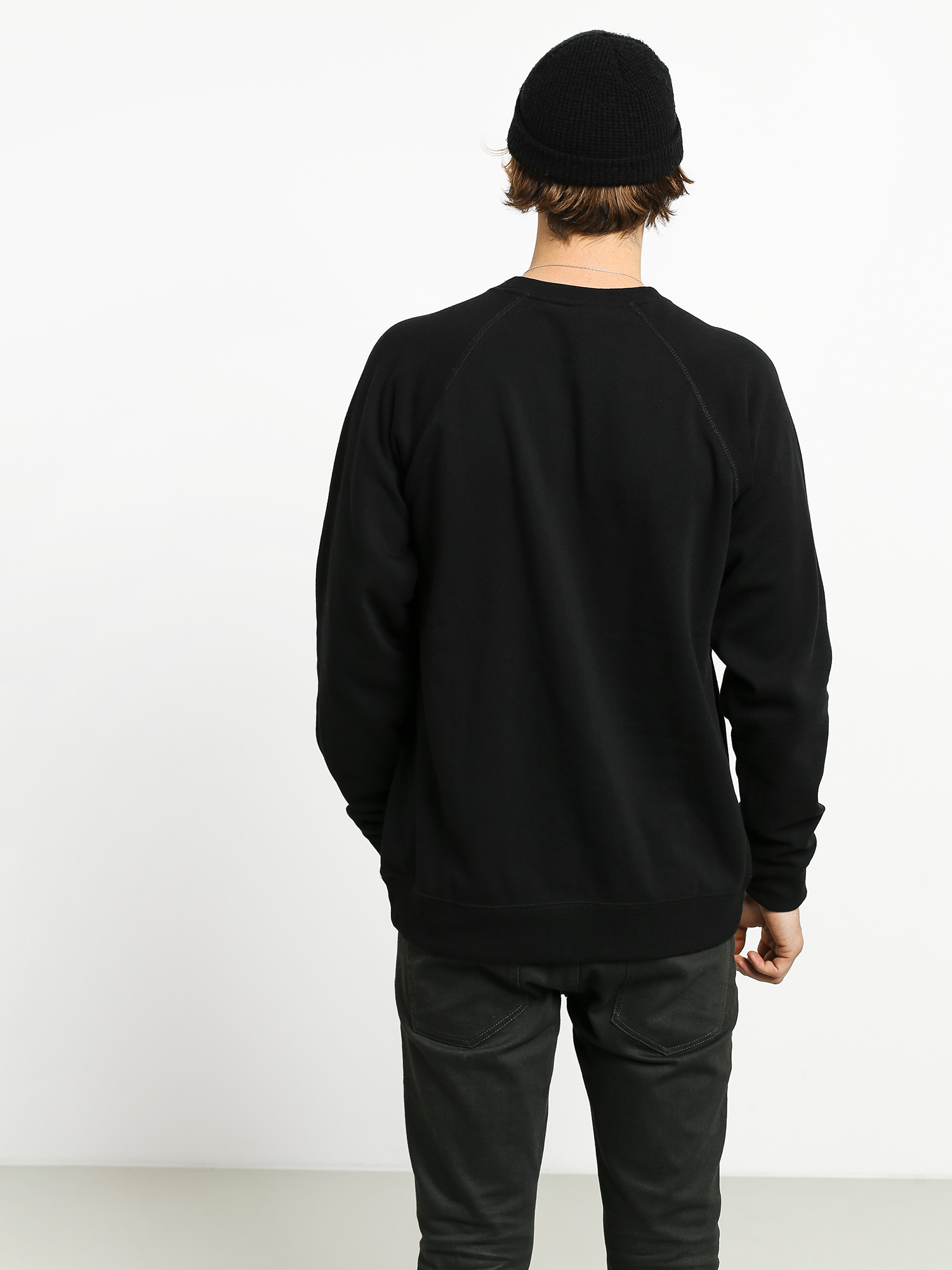 Bluza Krooked Crew Dmnd K Emb (black/gold)