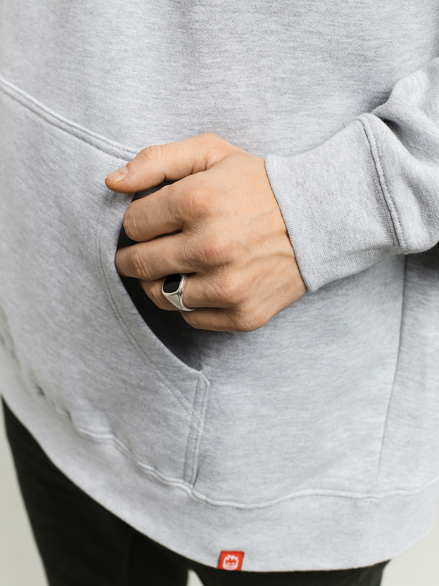 Bluza z kapturem Spitfire Bghd Clsc HD (grey/heather/gold)