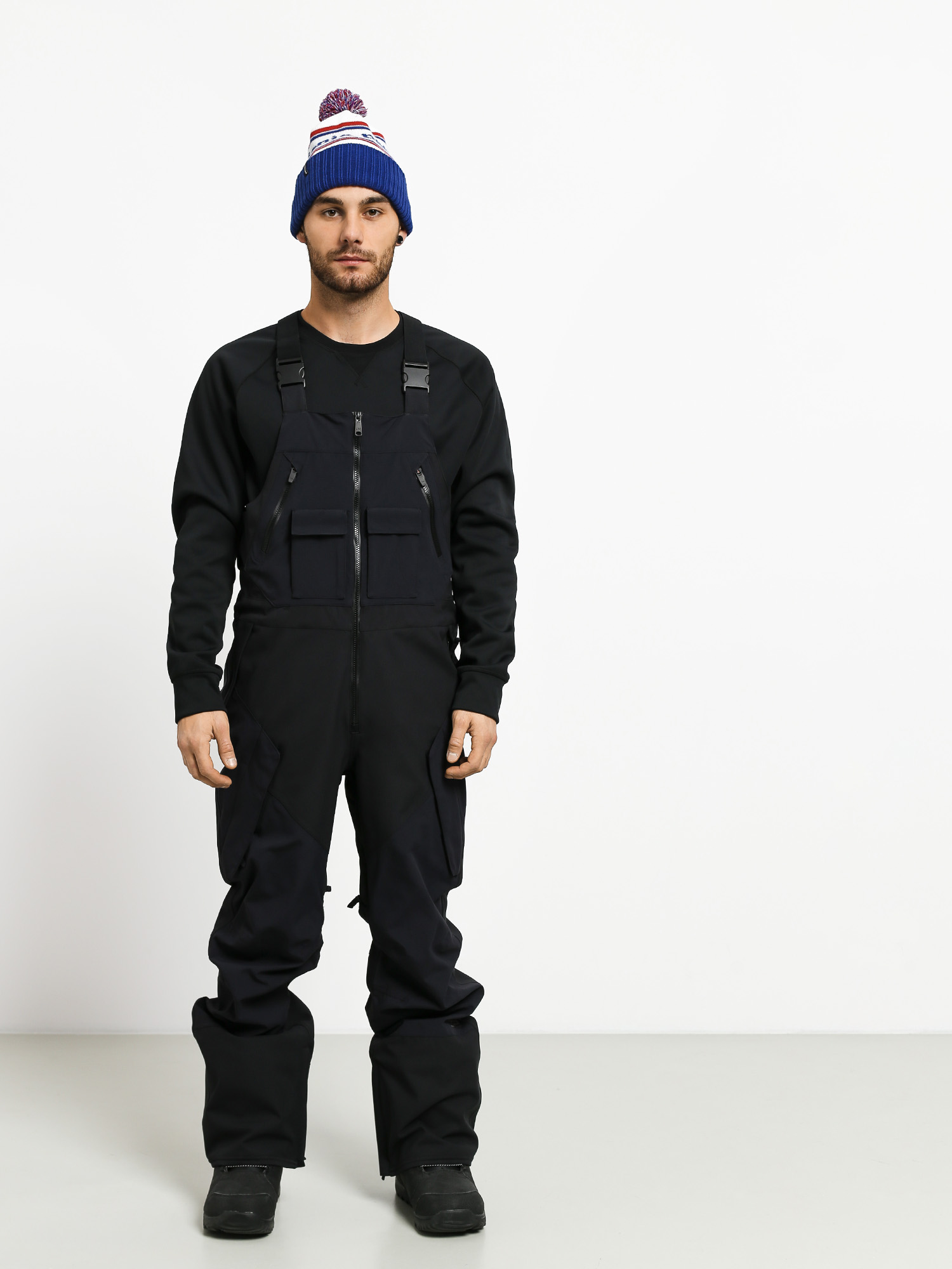 Męskie Spodnie snowboardowe ThirtyTwo Mullair Bib (black)