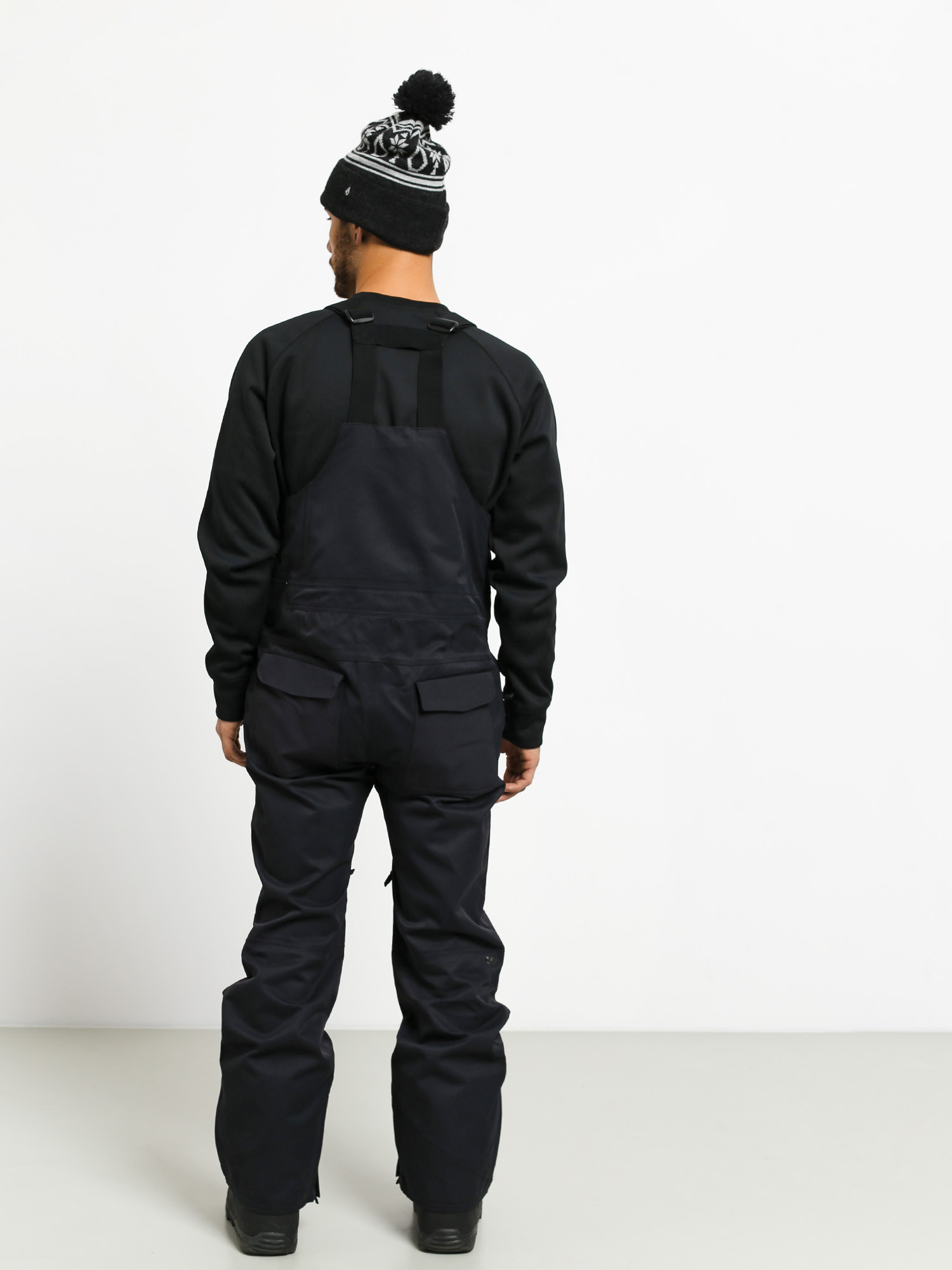 Męskie Spodnie snowboardowe ThirtyTwo Basement Bib (black)