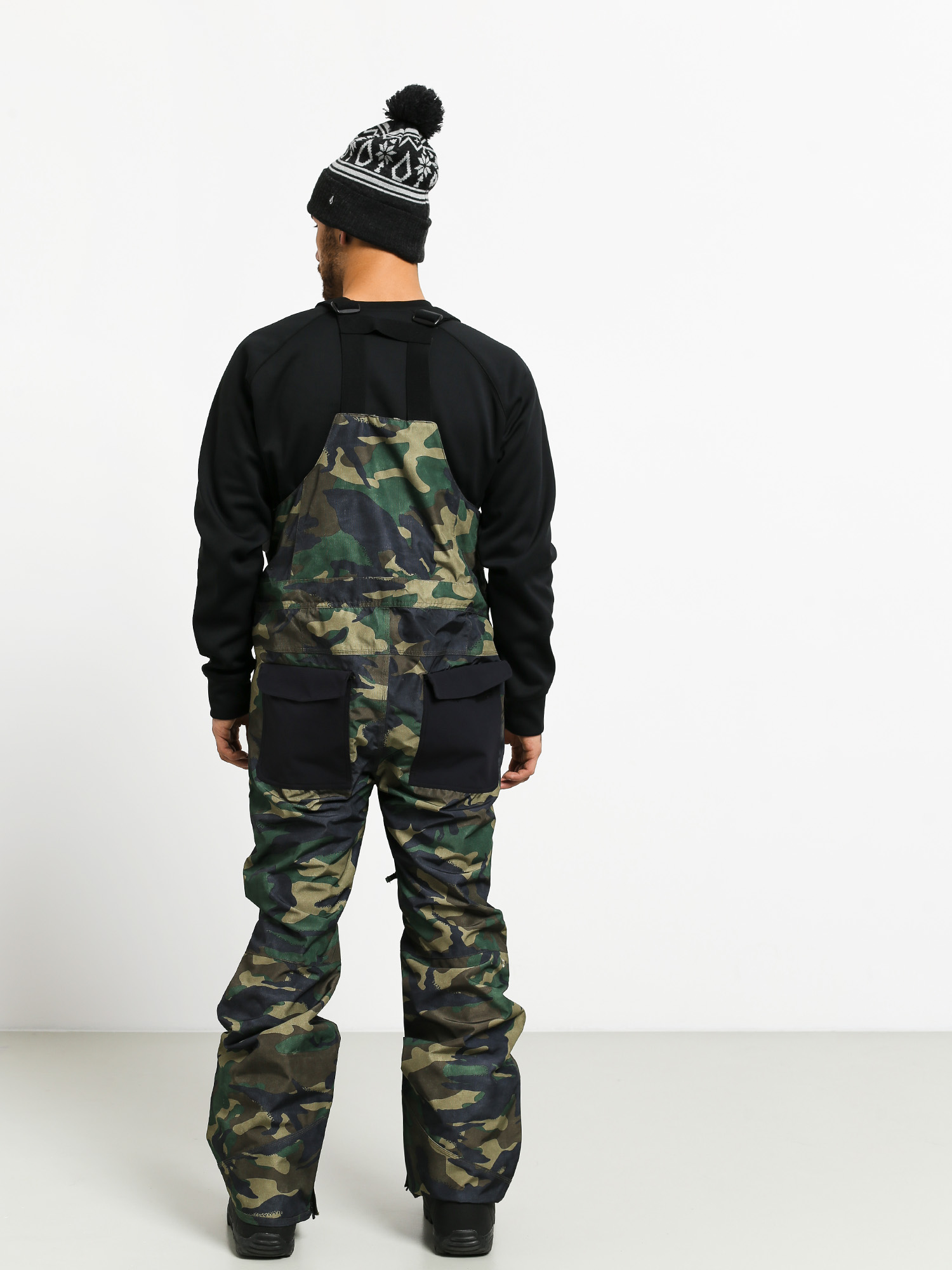 Męskie Spodnie snowboardowe ThirtyTwo Basement Bib (camo)