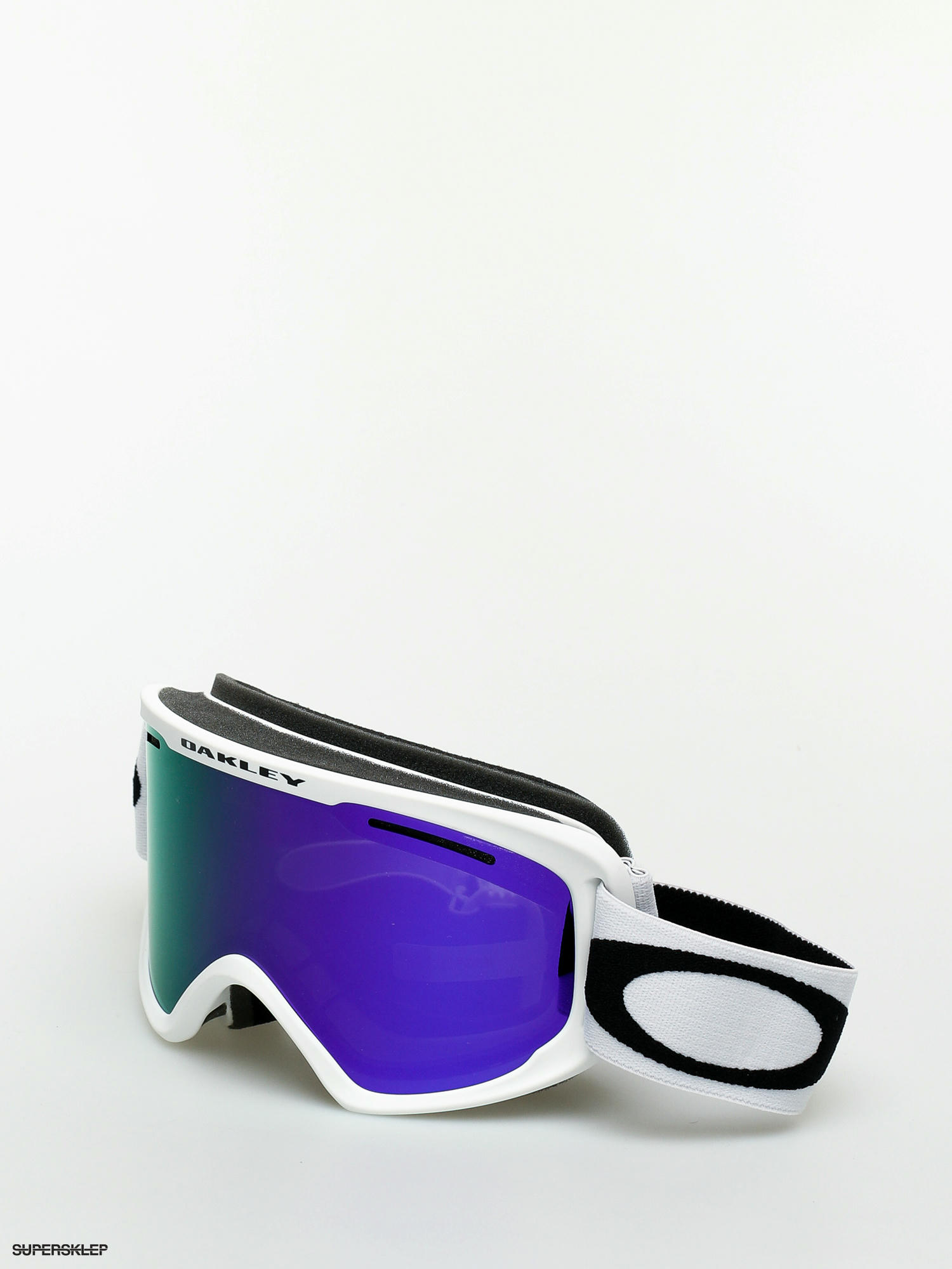 LUNETTES DE SKI ALPIN OAKLEY O FRAME 2.0 XM W/ VIOLET IRIDIUM & PERSIMMON  BLANC POUR FEMME