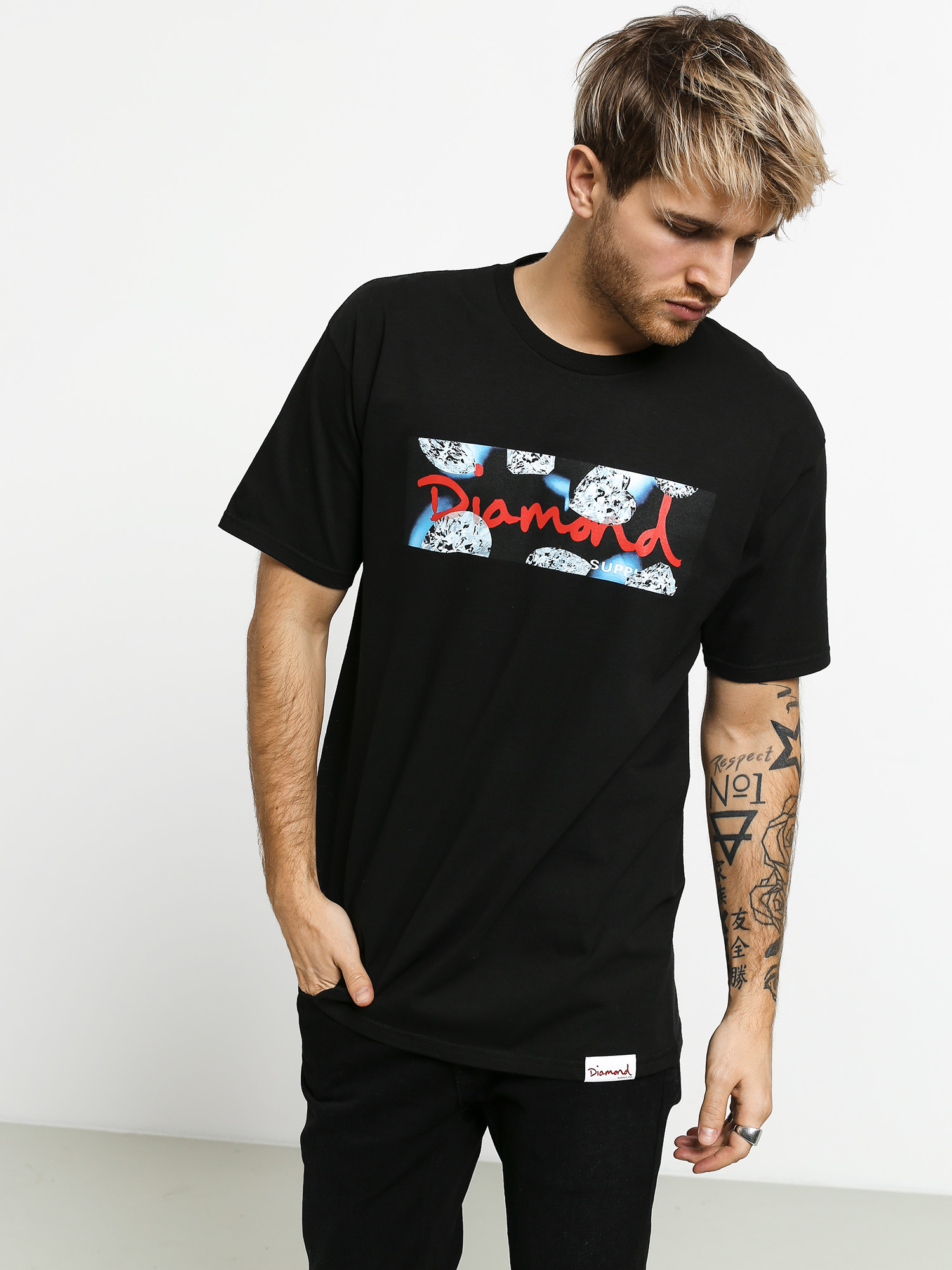 T-shirt Diamond Supply Co. Diamond Cuts (black)