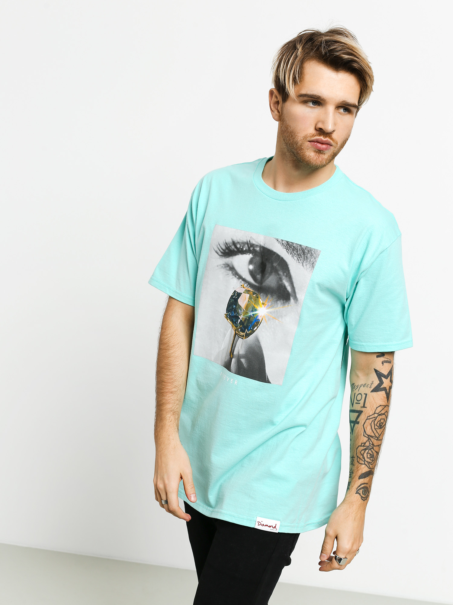 T-shirt Diamond Supply Co. Eye Diamond (diamond blue)