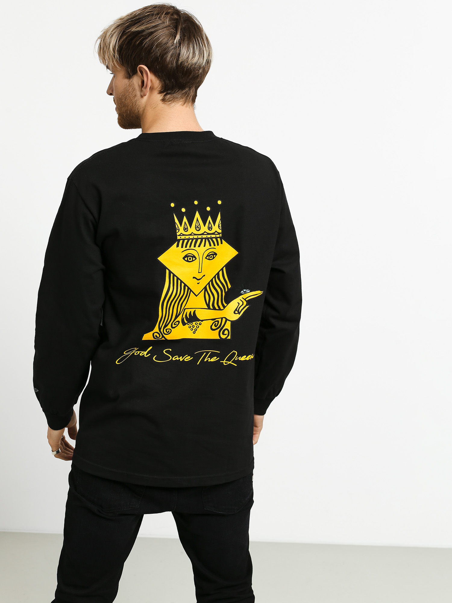 Longsleeve Diamond Supply Co. The Queen (black)