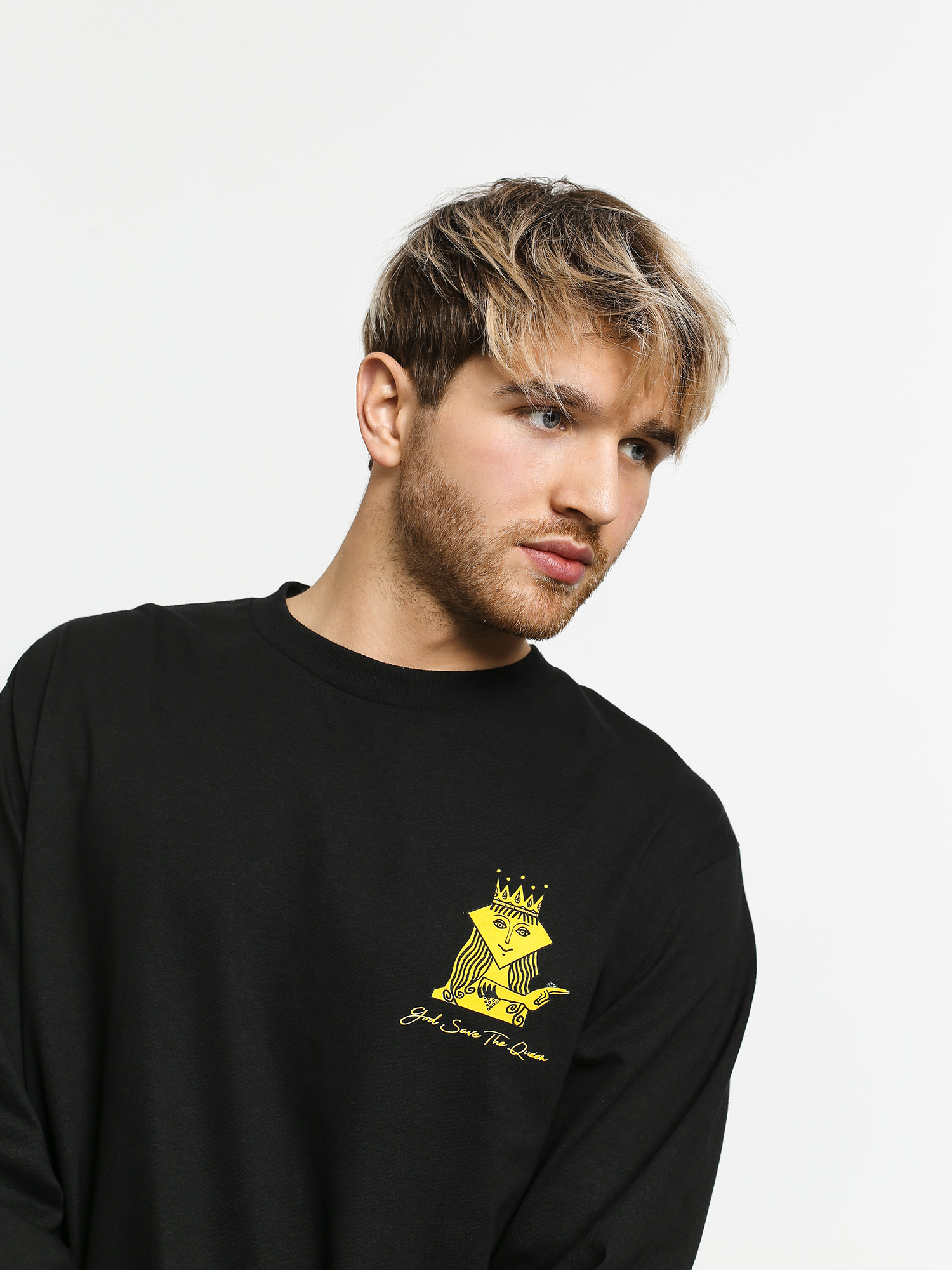 Longsleeve Diamond Supply Co. The Queen (black)