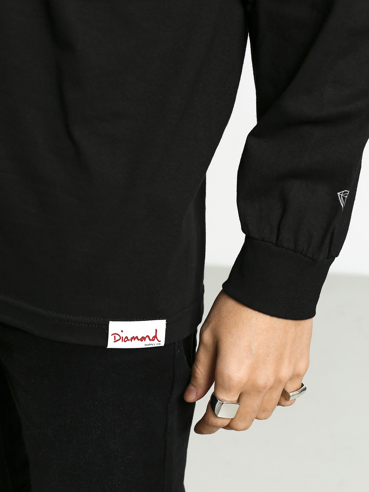 Longsleeve Diamond Supply Co. The Queen (black)