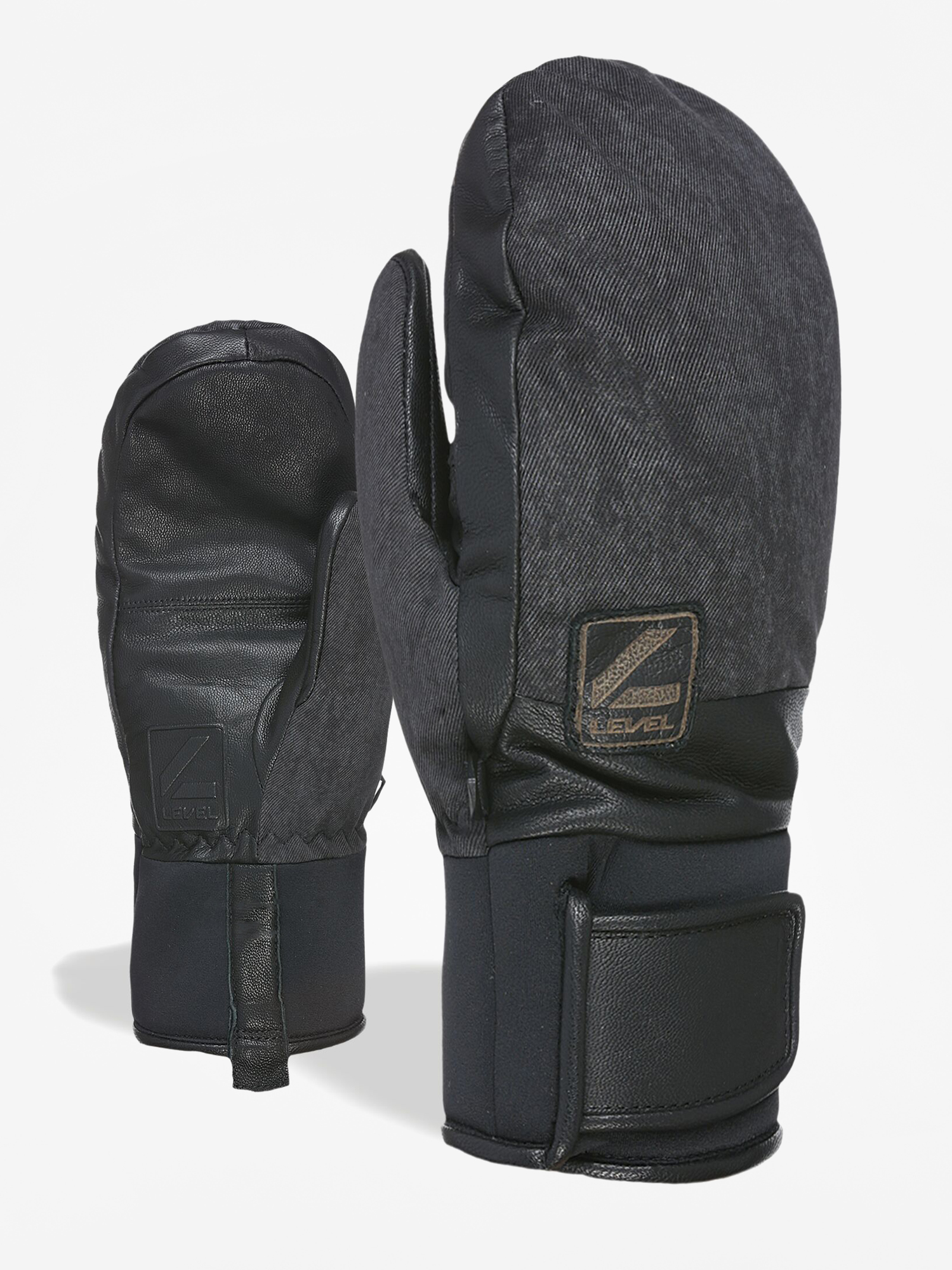 Ru0119kawice Level Rover Mitt (black grey)