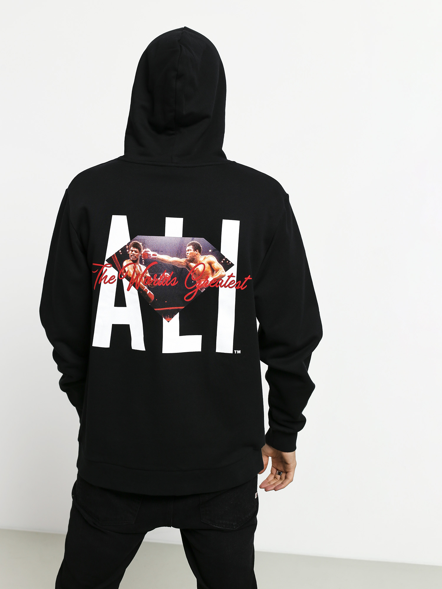 Bluza z kapturem Diamond Supply Co. Dmnd X Muhammad Ali Ali Sign HD (black)