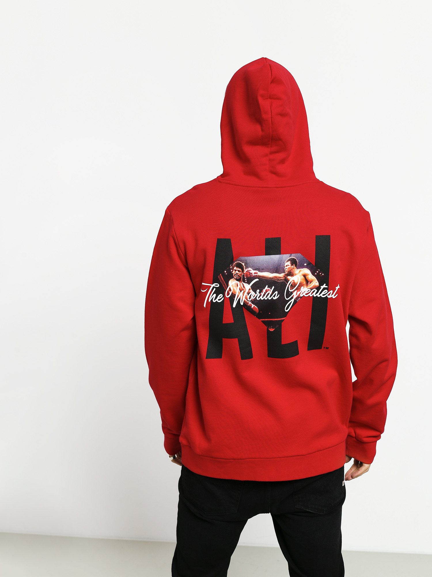Bluza z kapturem Diamond Supply Co. Dmnd X Muhammad Ali Ali Sign HD (red)