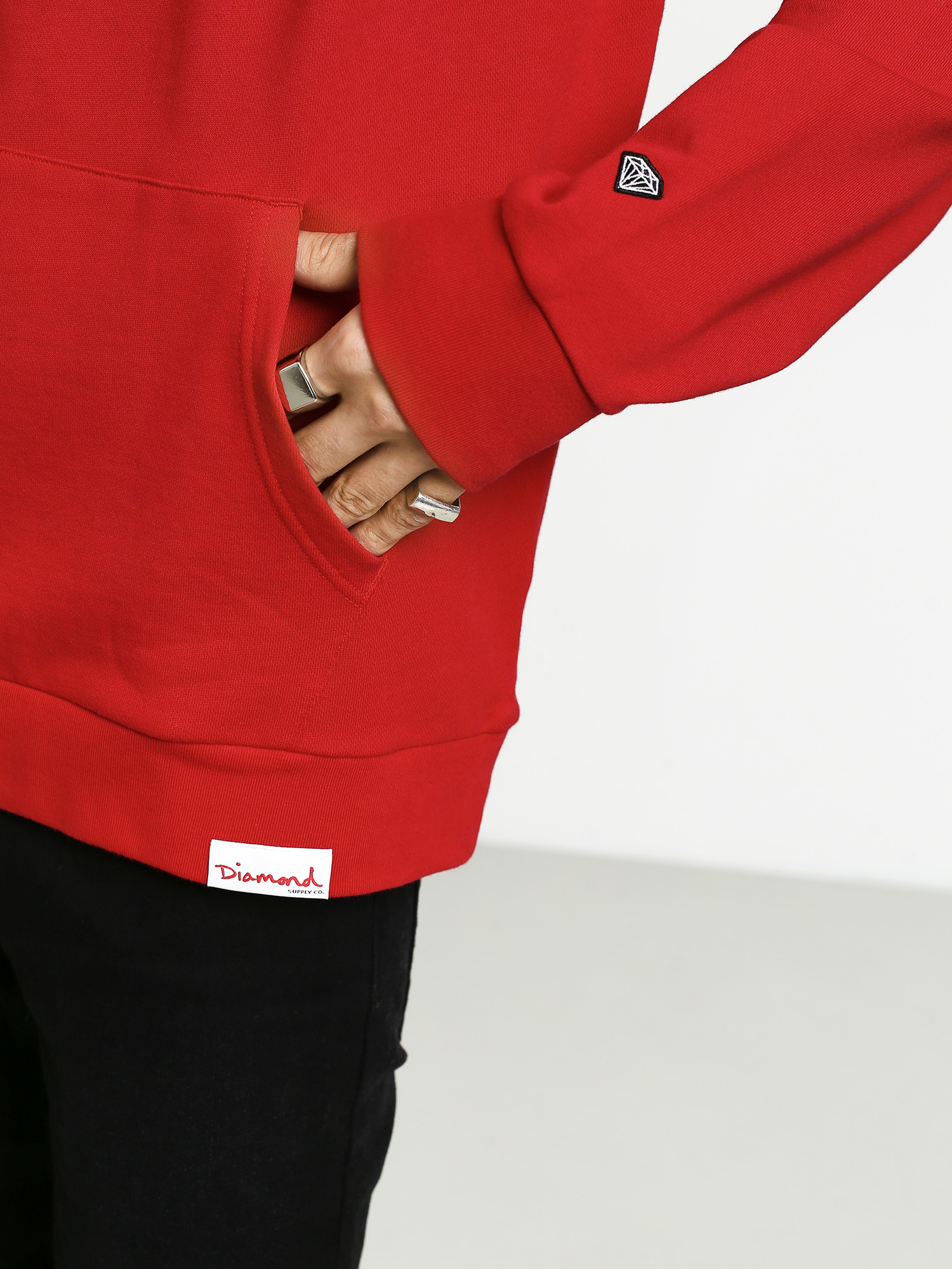 Bluza z kapturem Diamond Supply Co. Dmnd X Muhammad Ali Ali Sign HD (red)