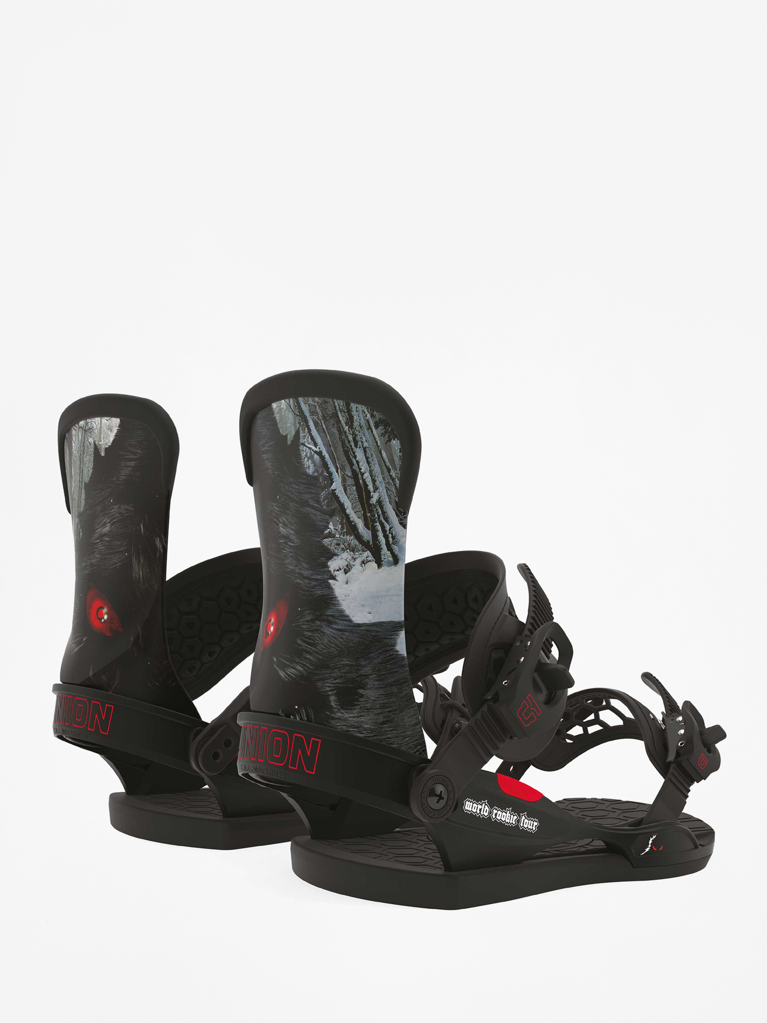 Męskie Wiązania snowboardowe Union World Rookie Tour (black yeti)