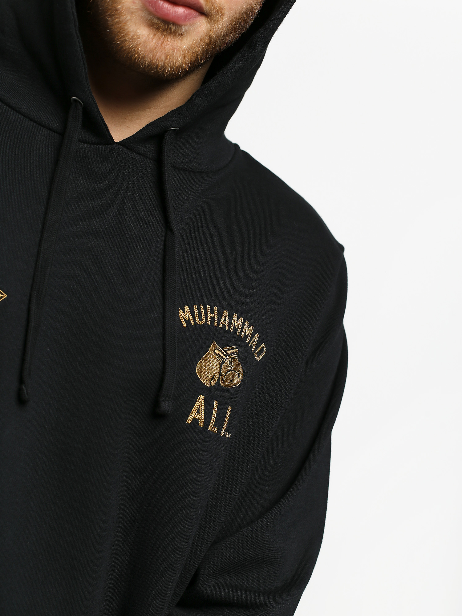 Bluza z kapturem Diamond Supply Co. Dmnd X Muhammad Ali Fight HD (black)