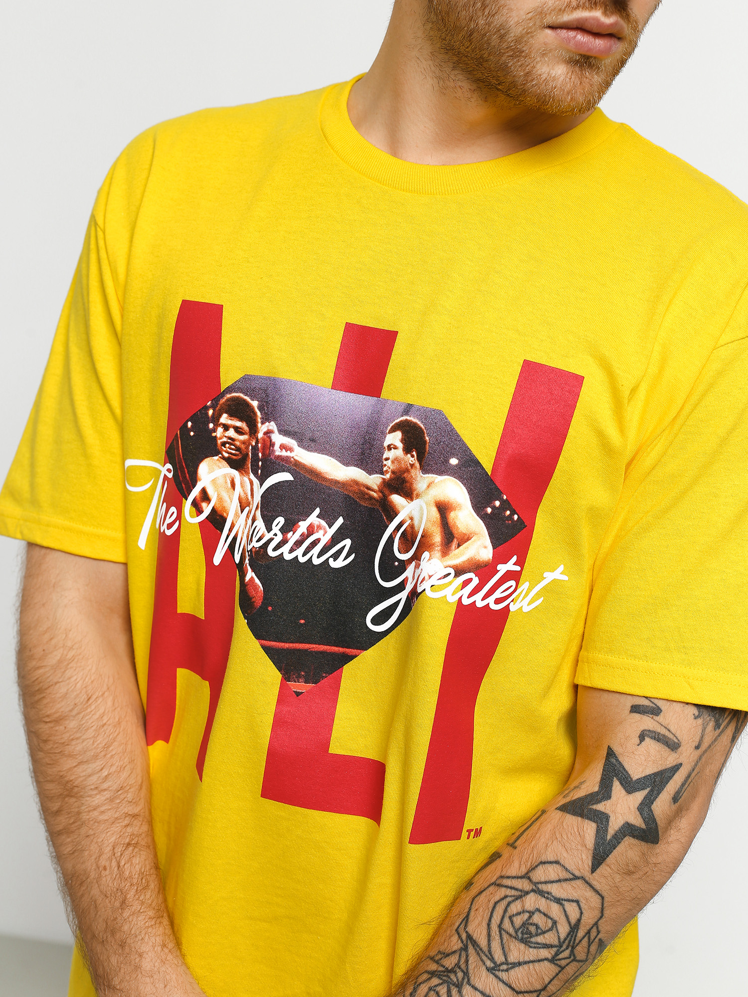 T-shirt Diamond Supply Co. Dmnd X Muhammad Ali Ali Sign (yellow)