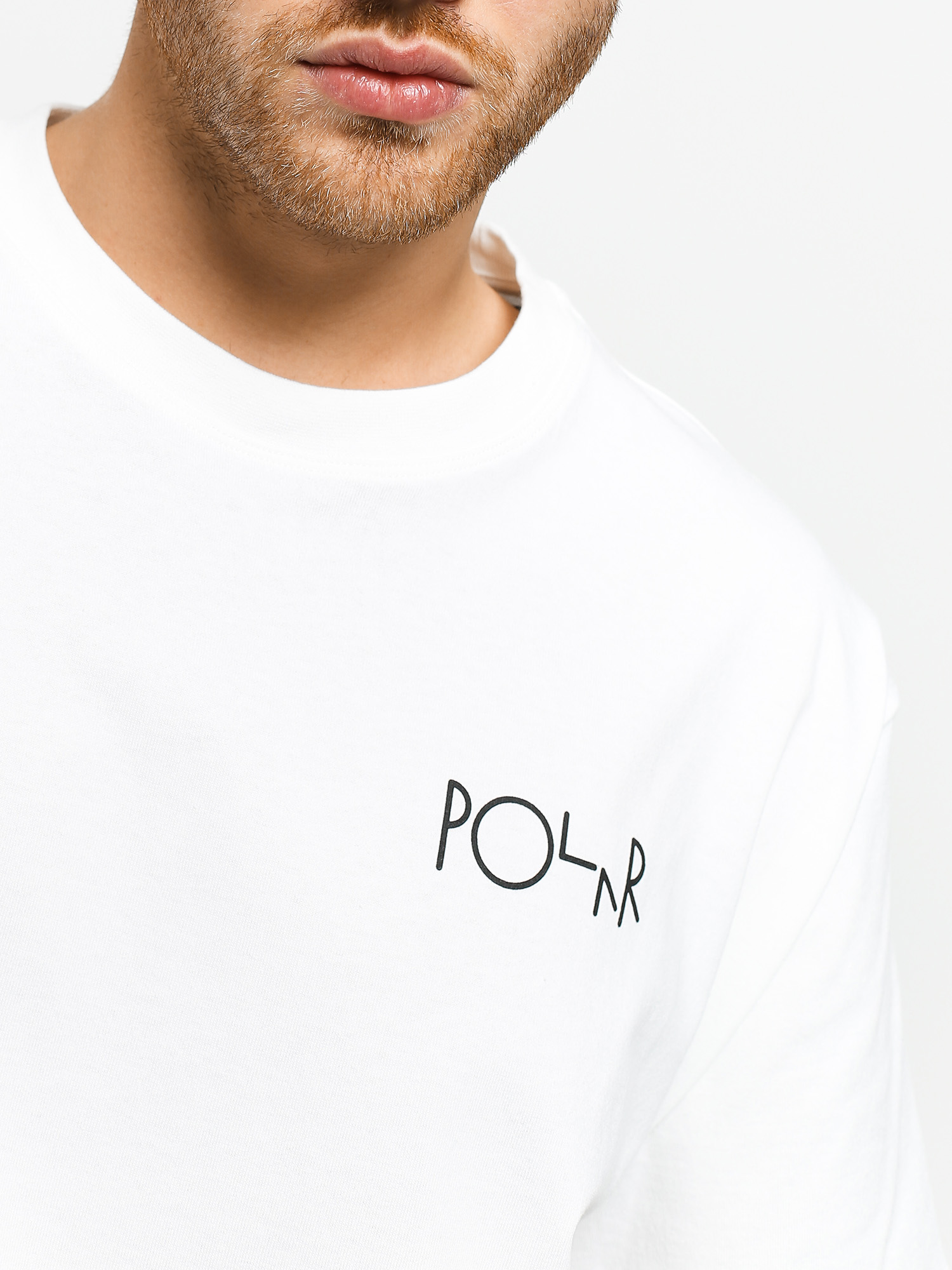 T-shirt Polar Skate Garden Fill Logo (white)