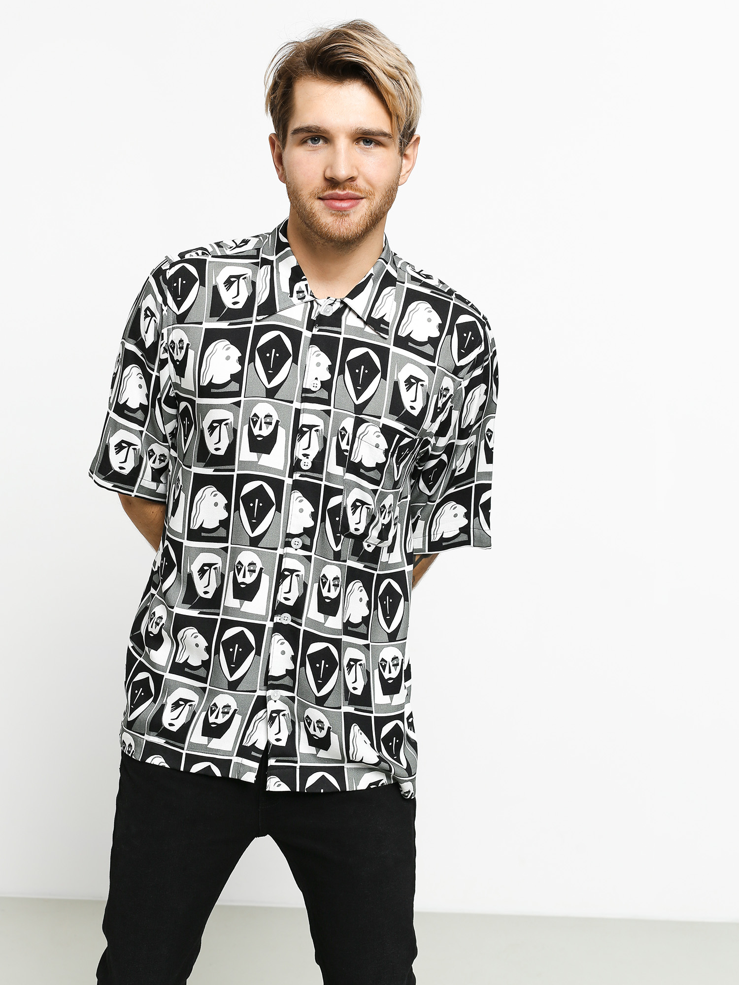 Koszula Polar Skate Selfie Art (black)