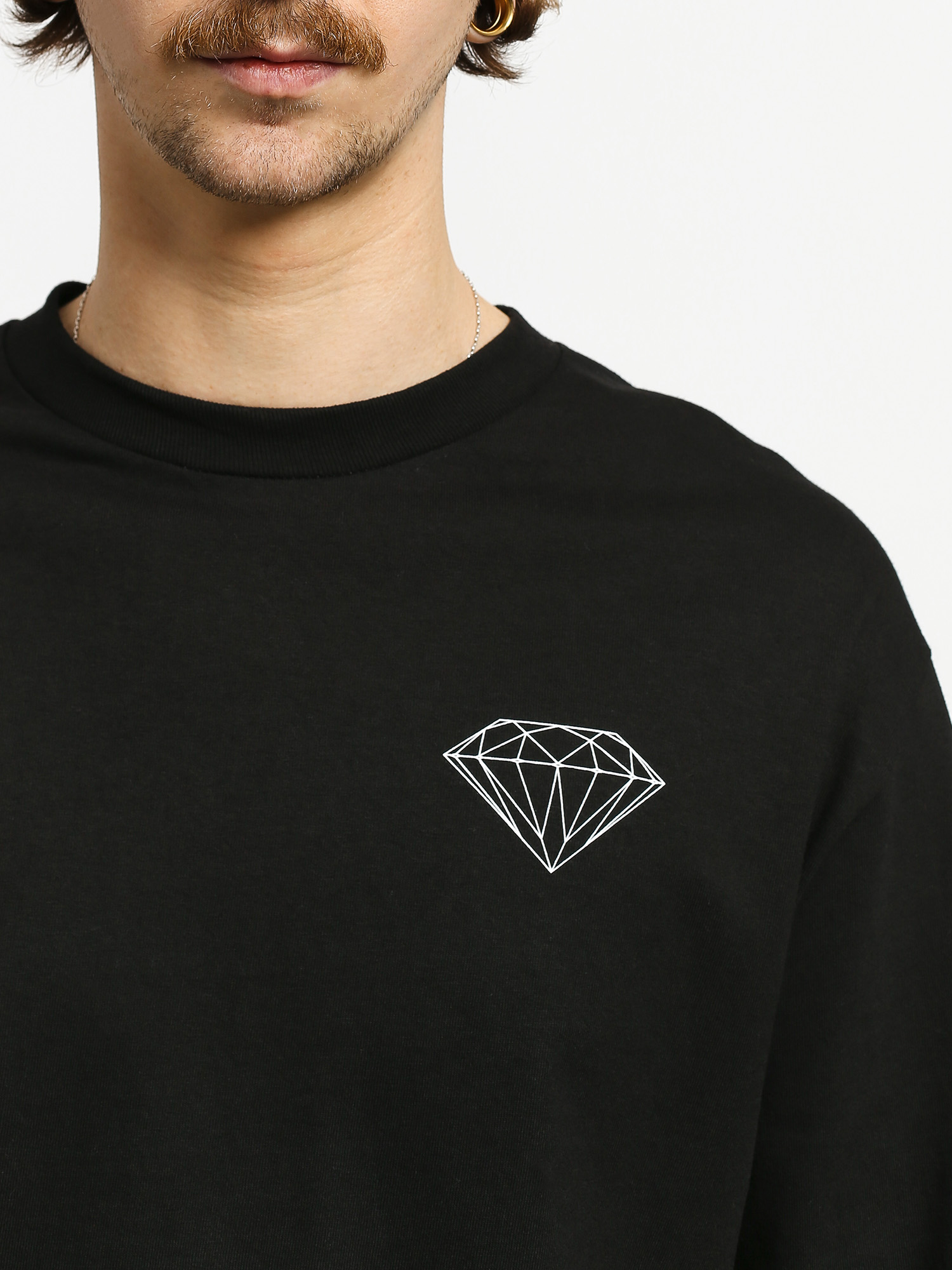 Longsleeve Diamond Supply Co. Double Read (black)
