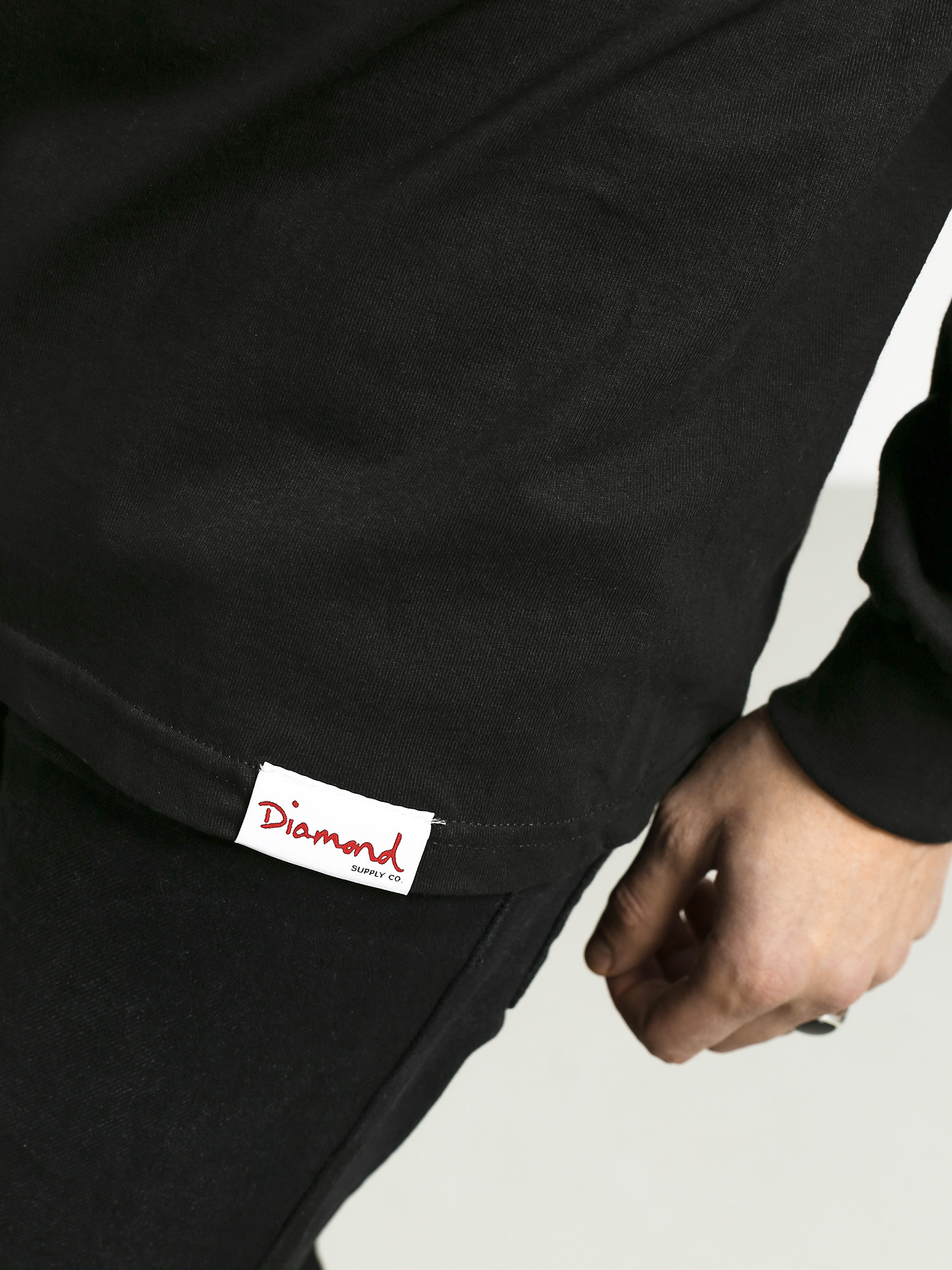 Longsleeve Diamond Supply Co. Double Read (black)