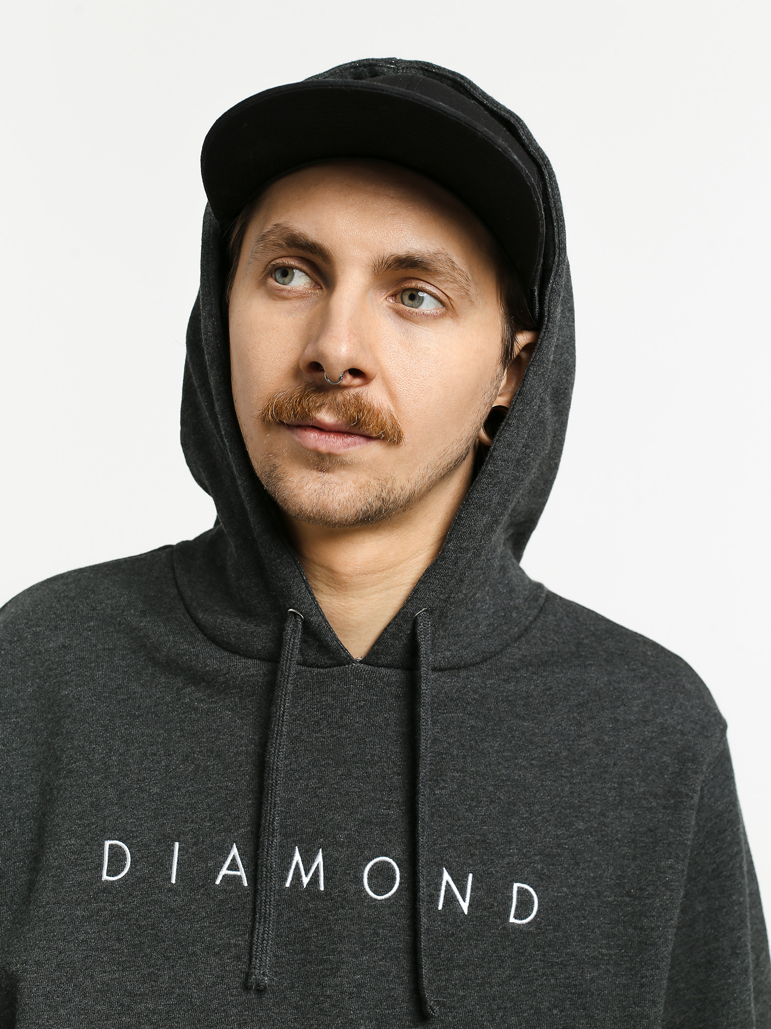Bluza z kapturem Diamond Supply Co. Leeway HD (black)