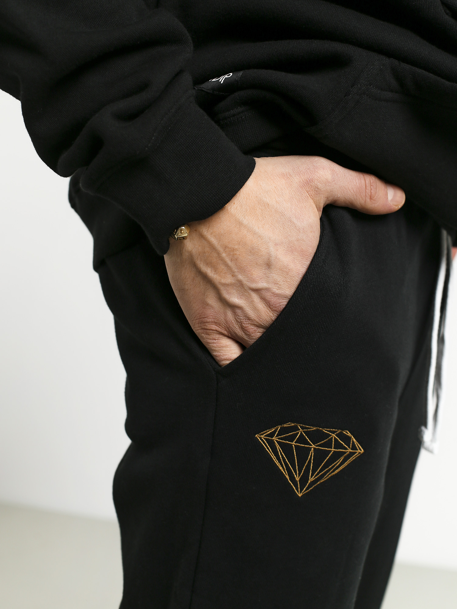 Spodnie Diamond Supply Co. Dmnd X Muhammad Ali Fight (black)