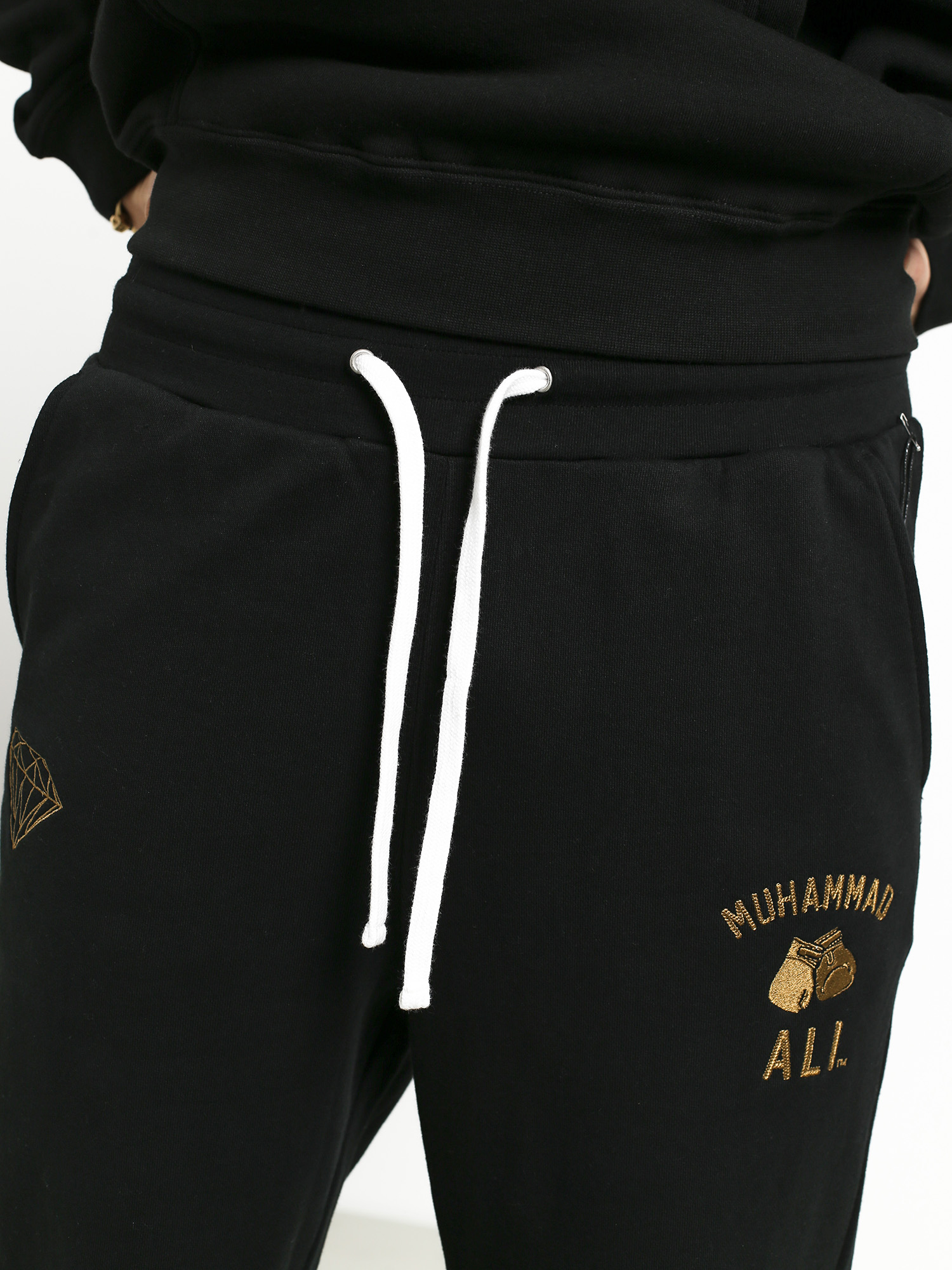 Spodnie Diamond Supply Co. Dmnd X Muhammad Ali Fight (black)