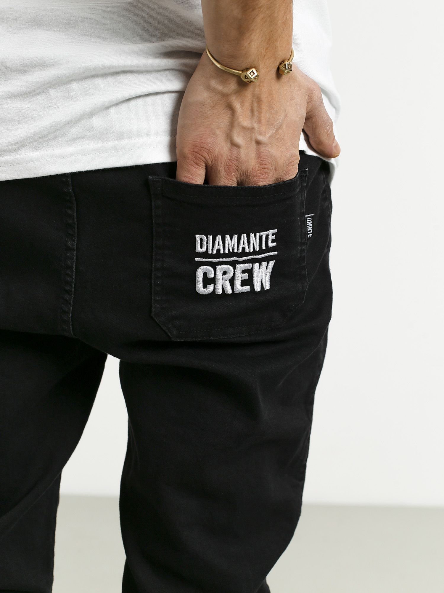 Spodnie Diamante Wear Jogger Jeans V3 (black)