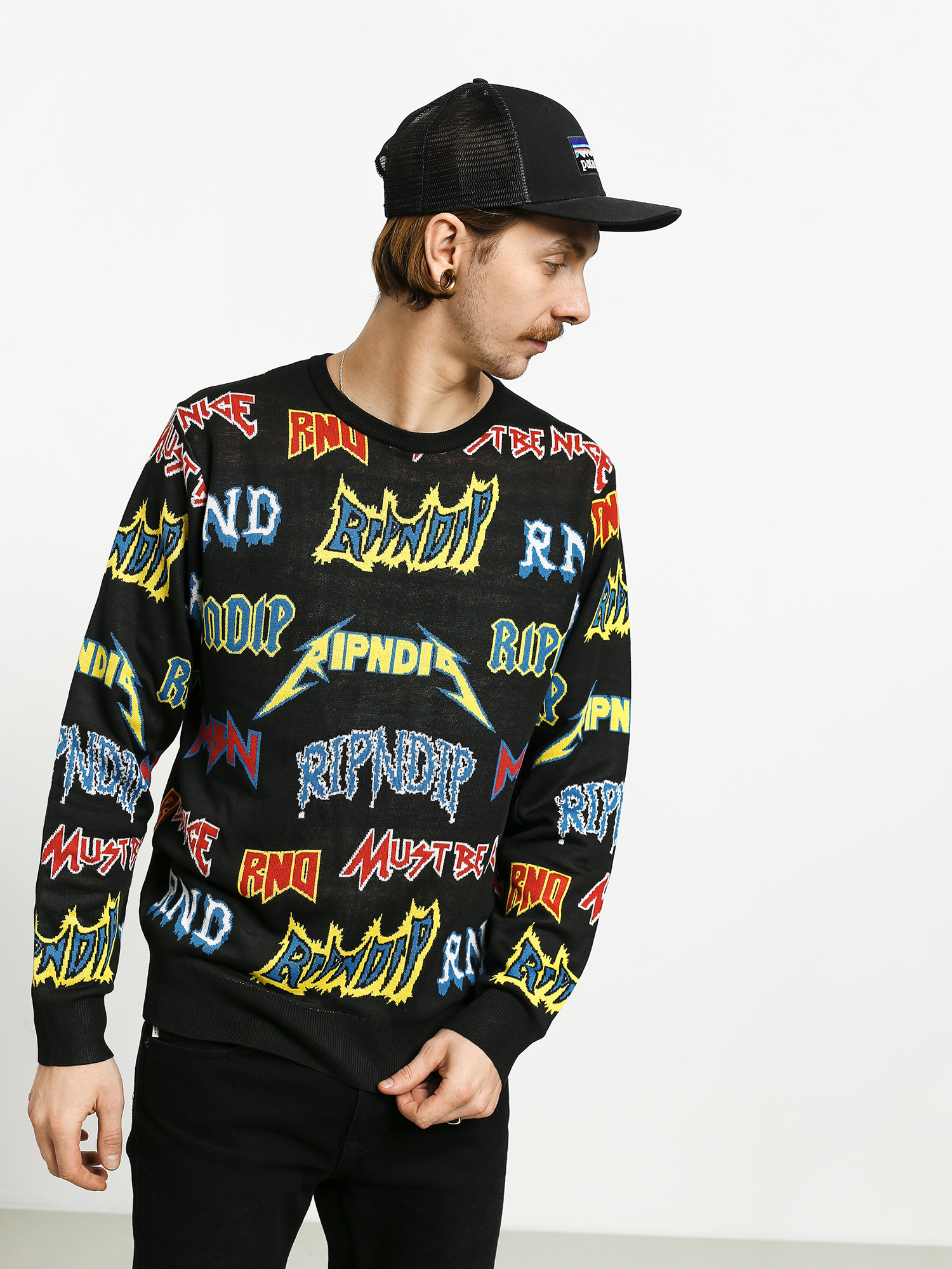 Sweter RipNDip Rock N Nerm (black)