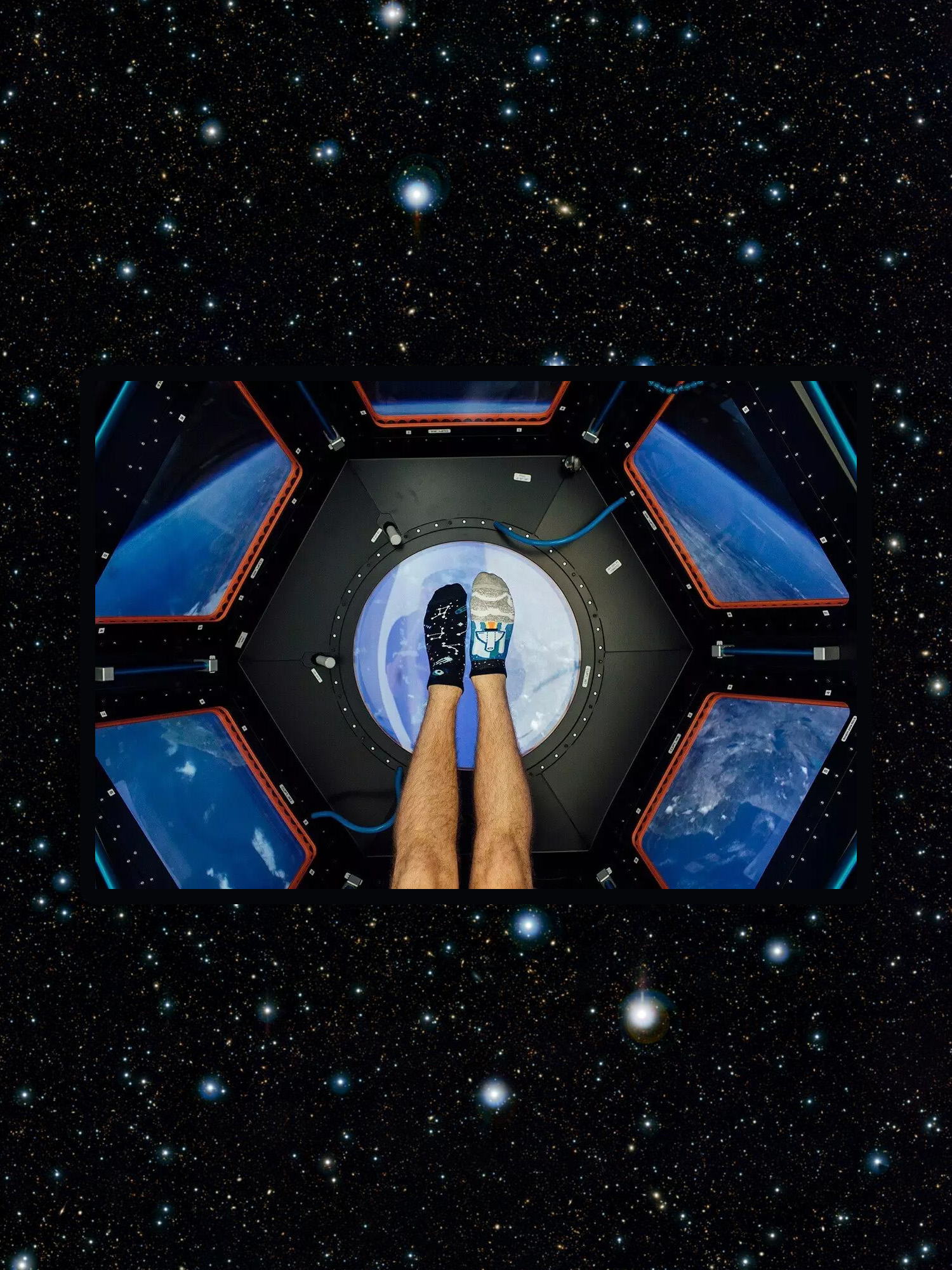 Skarpetki Many Mornings Space Trip Low (grey/blue/black)