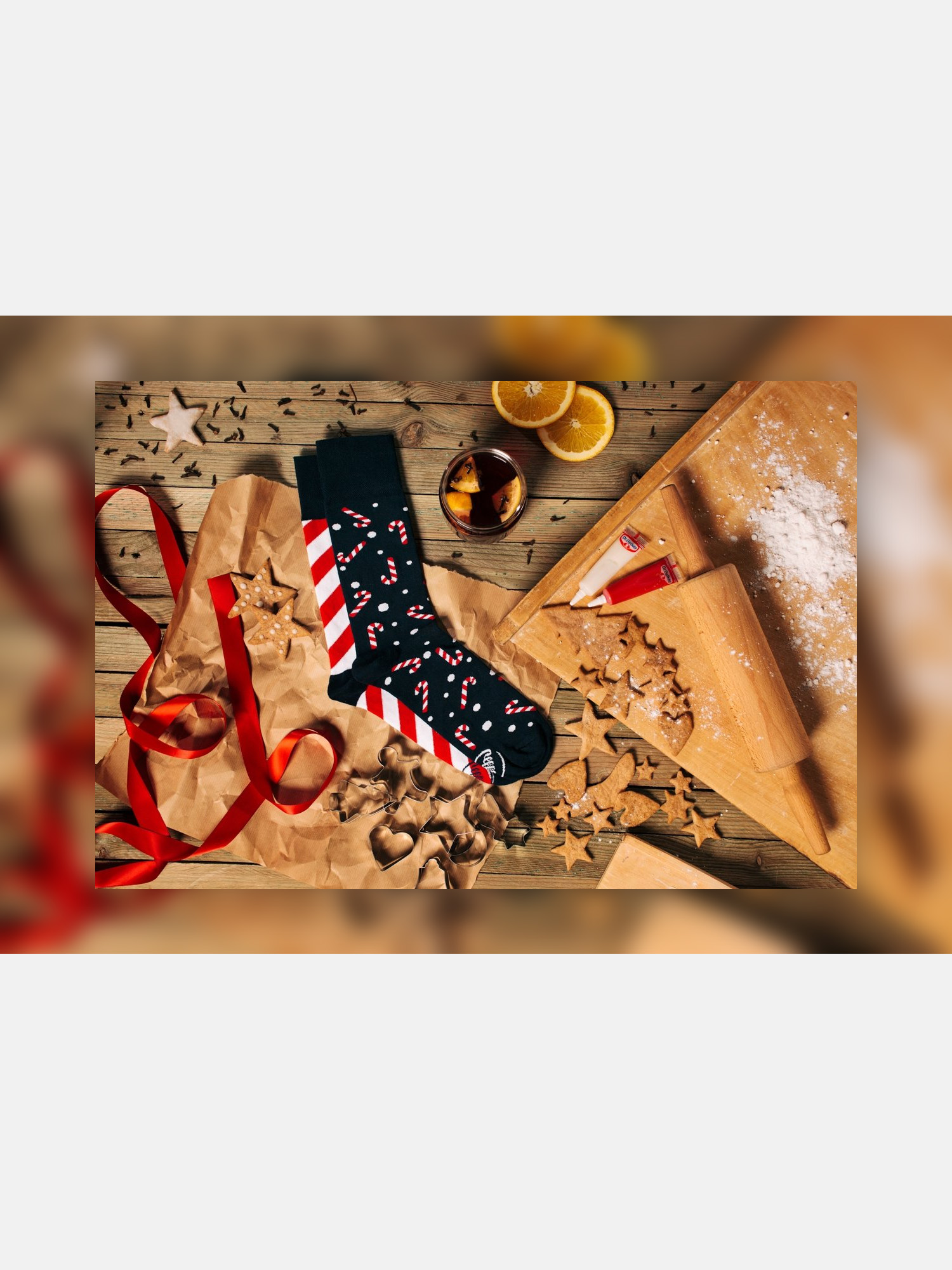 Skarpetki Many Mornings Sweet X Mass (navy/red/white)