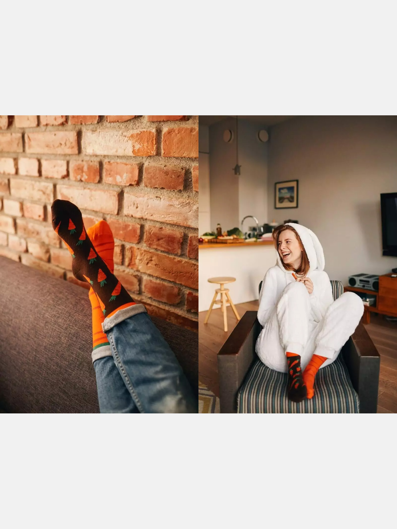 Skarpetki Many Mornings Garden Carrot (orange/brown)