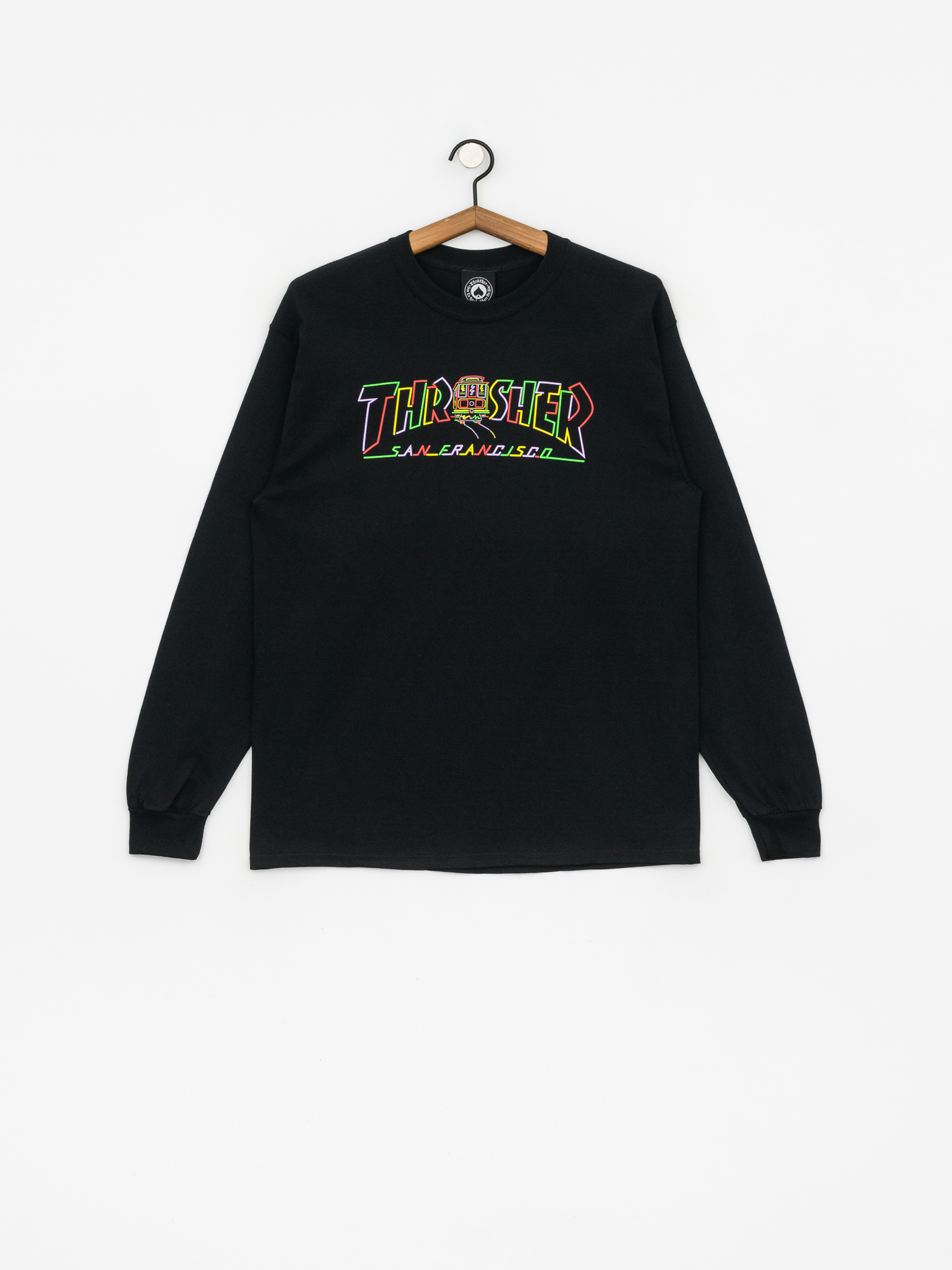 Longsleeve Thrasher Cable Car (black)
