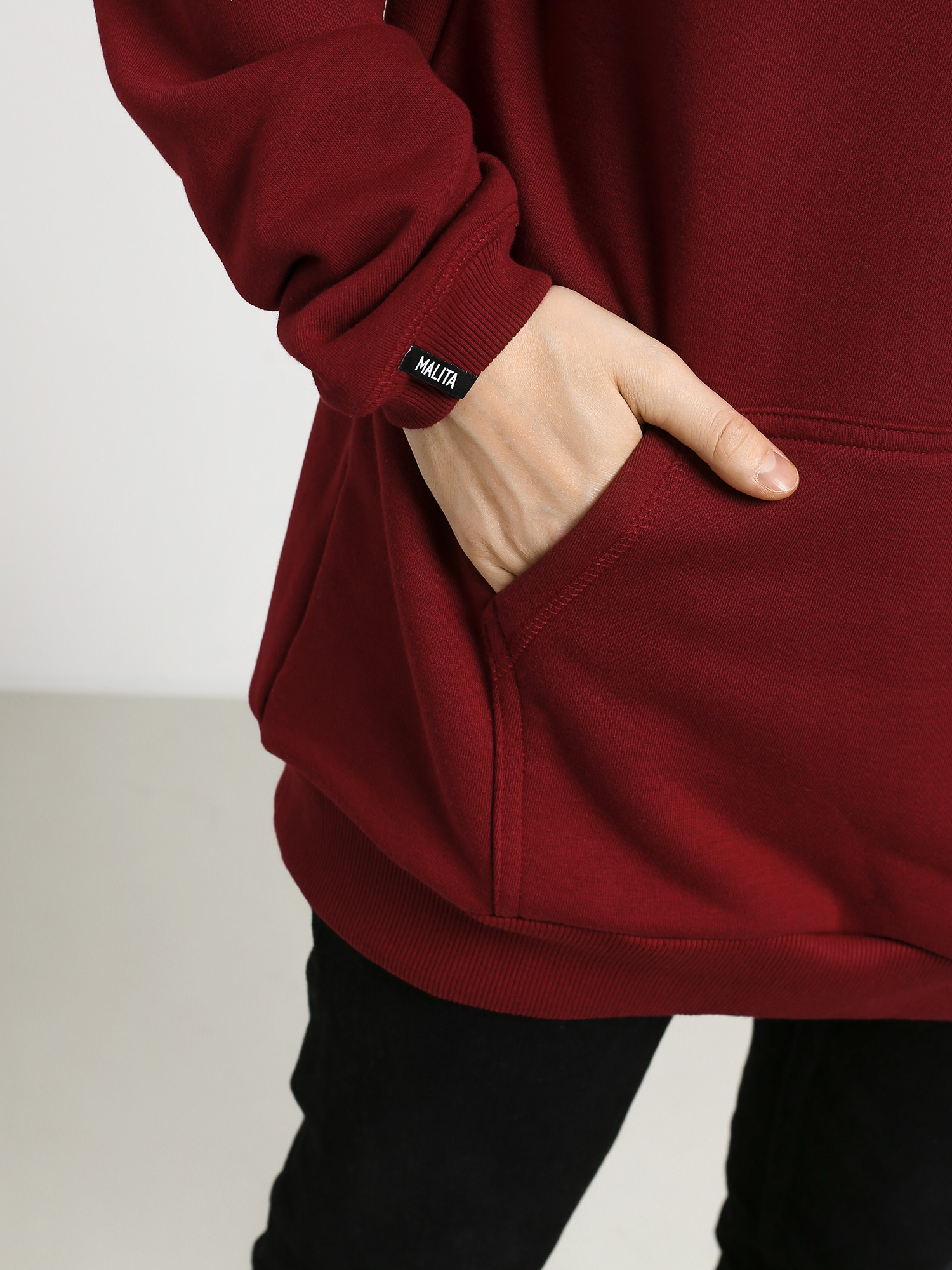 Bluza z kapturem Malita Stay True HD (burgundy)