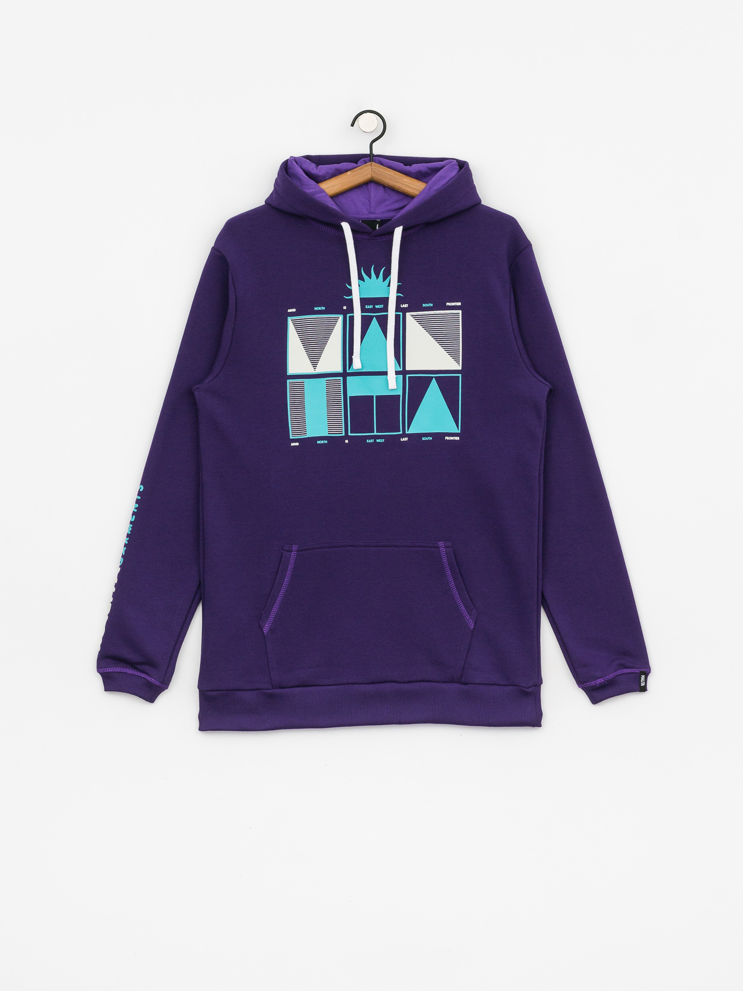 Bluza z kapturem Malita Navigator (violet)