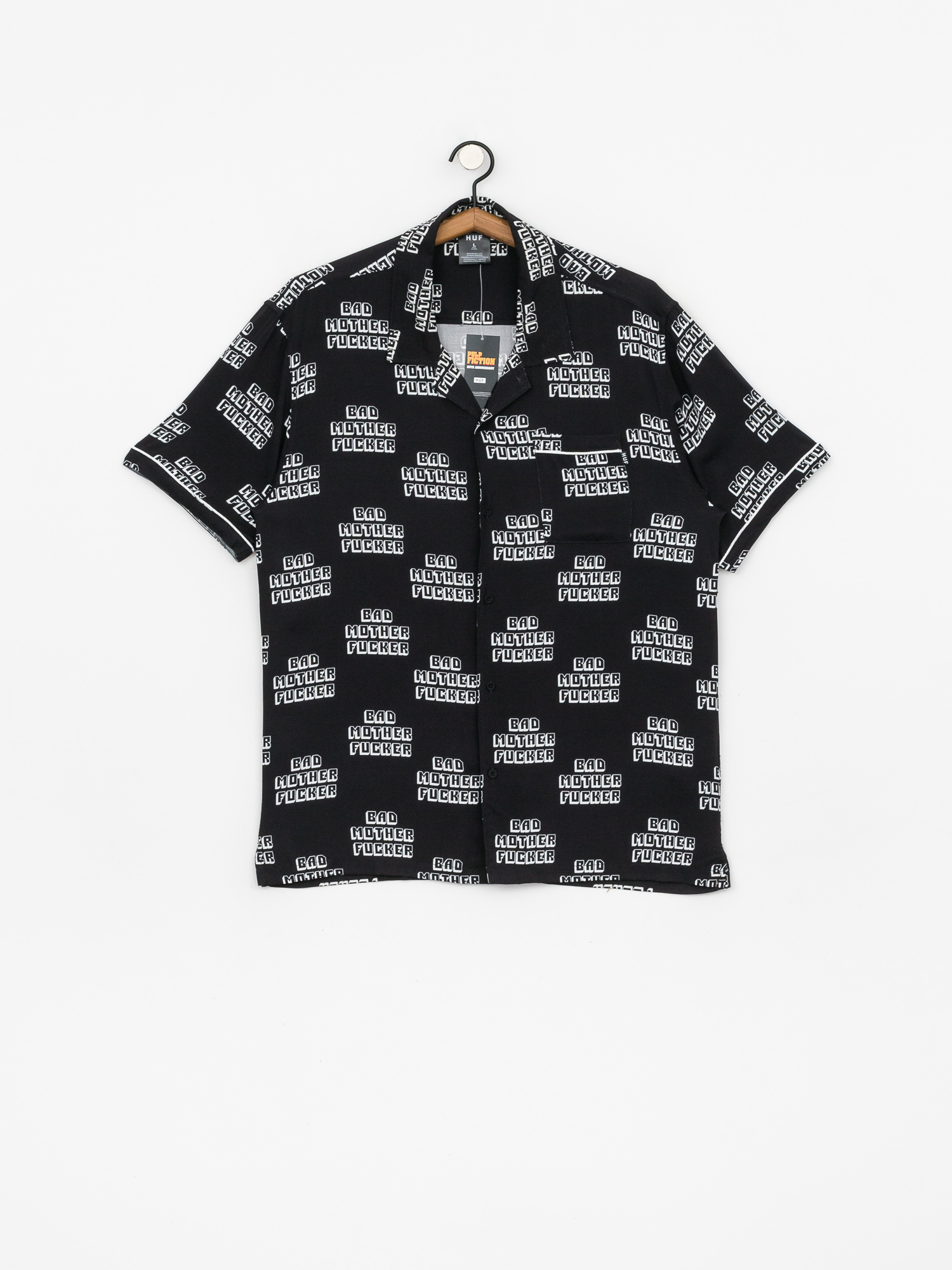 Koszula HUF Pulp Fiction Bad Mother Fucker (black)