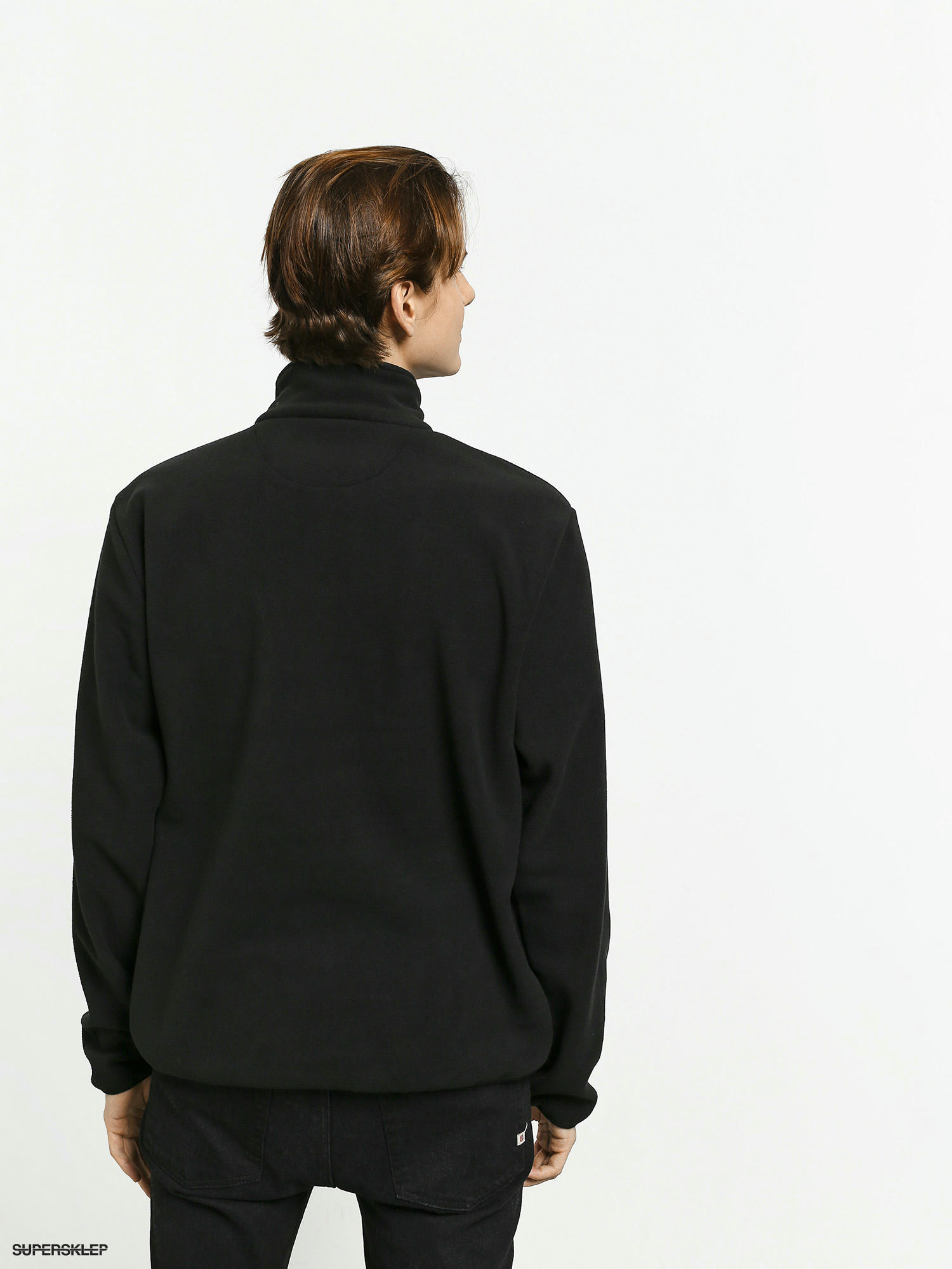 Bluza Stussy Basic Polar Fleece Mock (black)