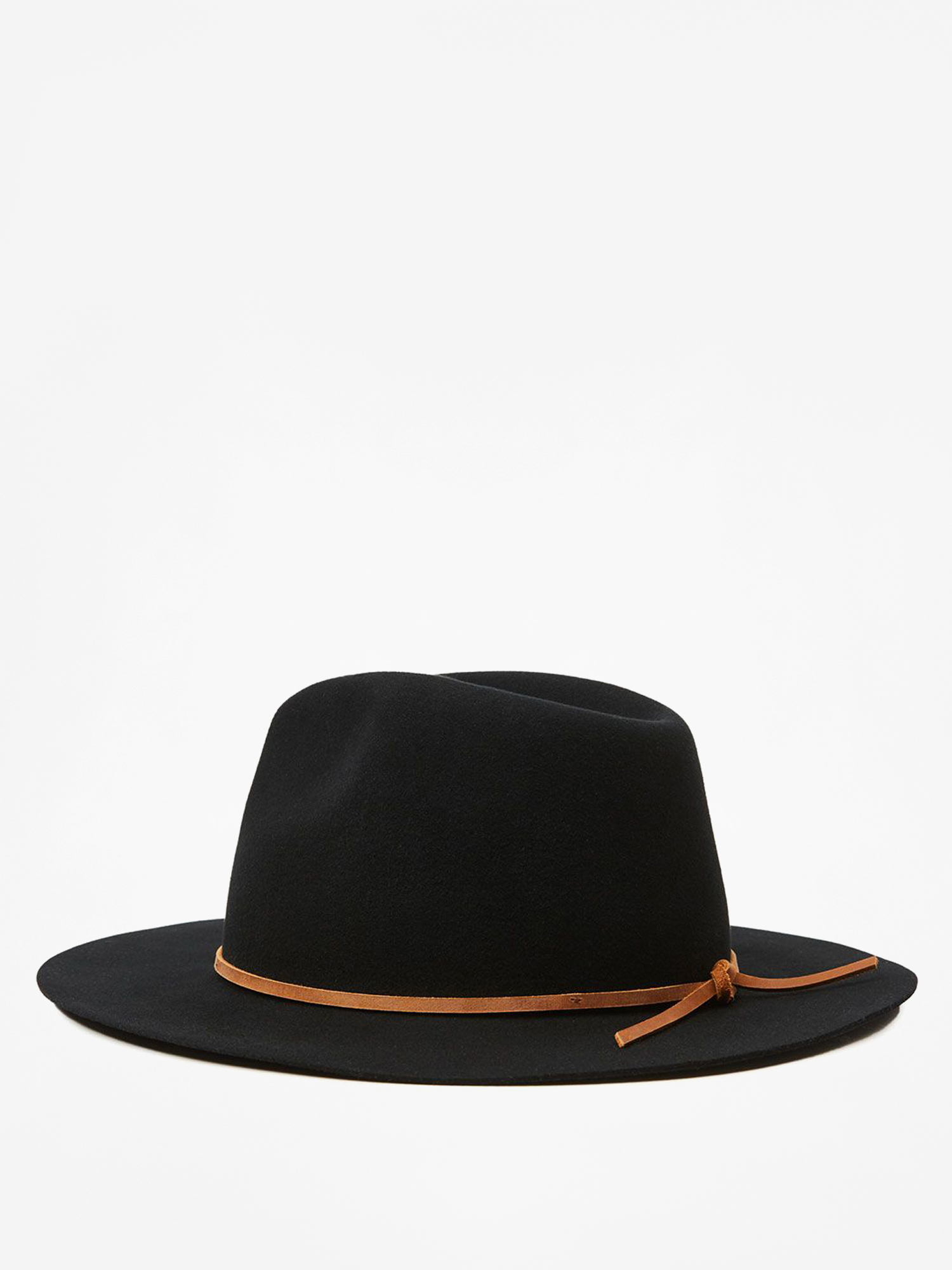 Kapelusz Brixton Wesley Fedora (black/brown)