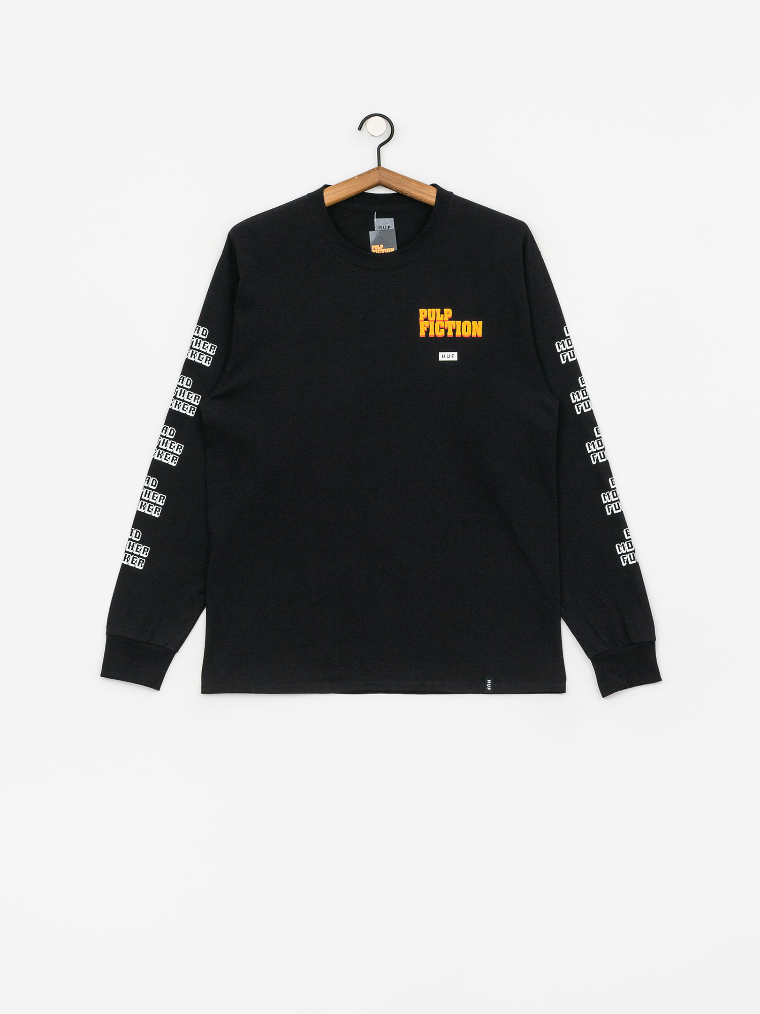 Longsleeve HUF Pulp Fiction Bad Mother Fucker (black)