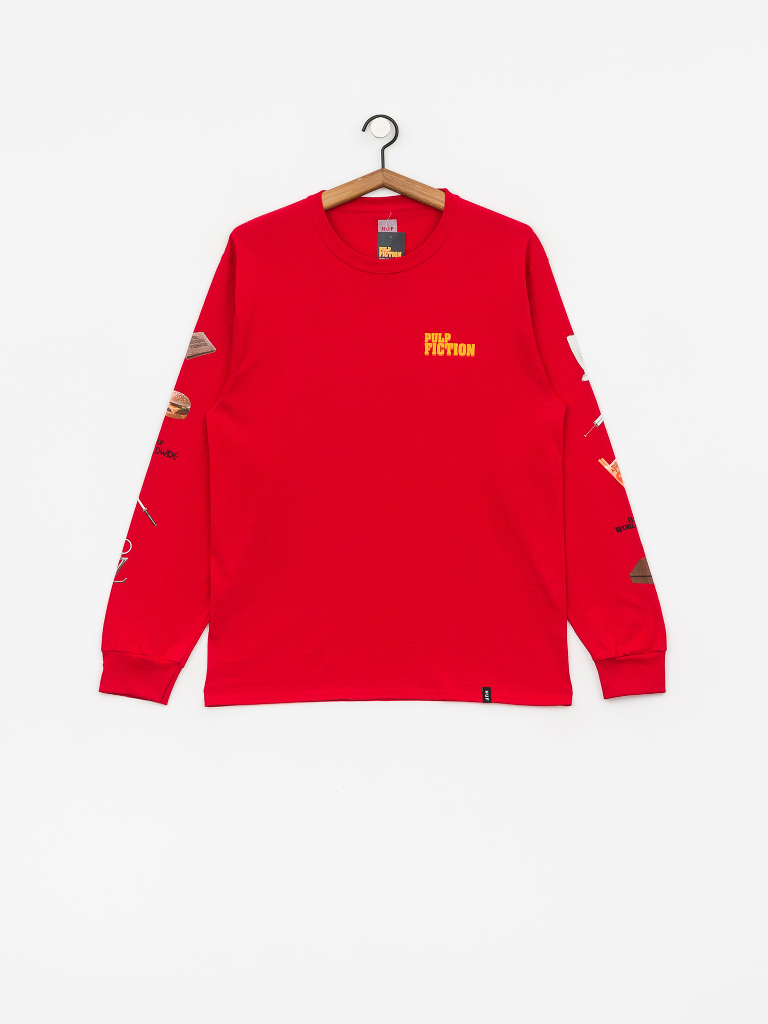 Longsleeve HUF Pulp Fiction Pulp Props (red)