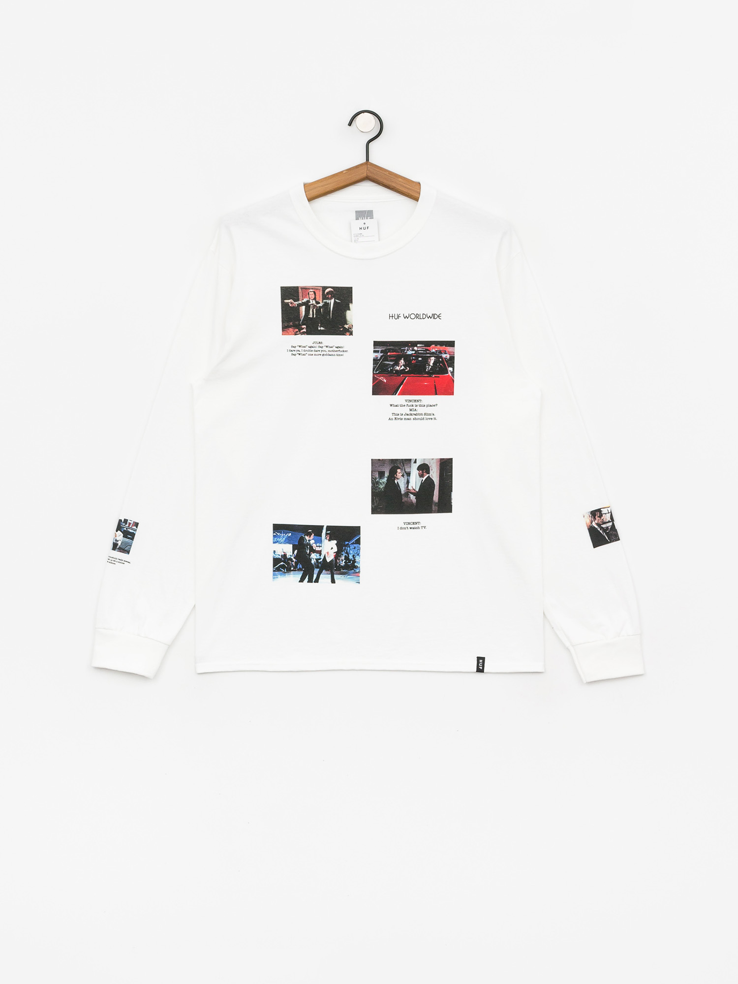 Longsleeve HUF Pulp Fiction Scenes (white)