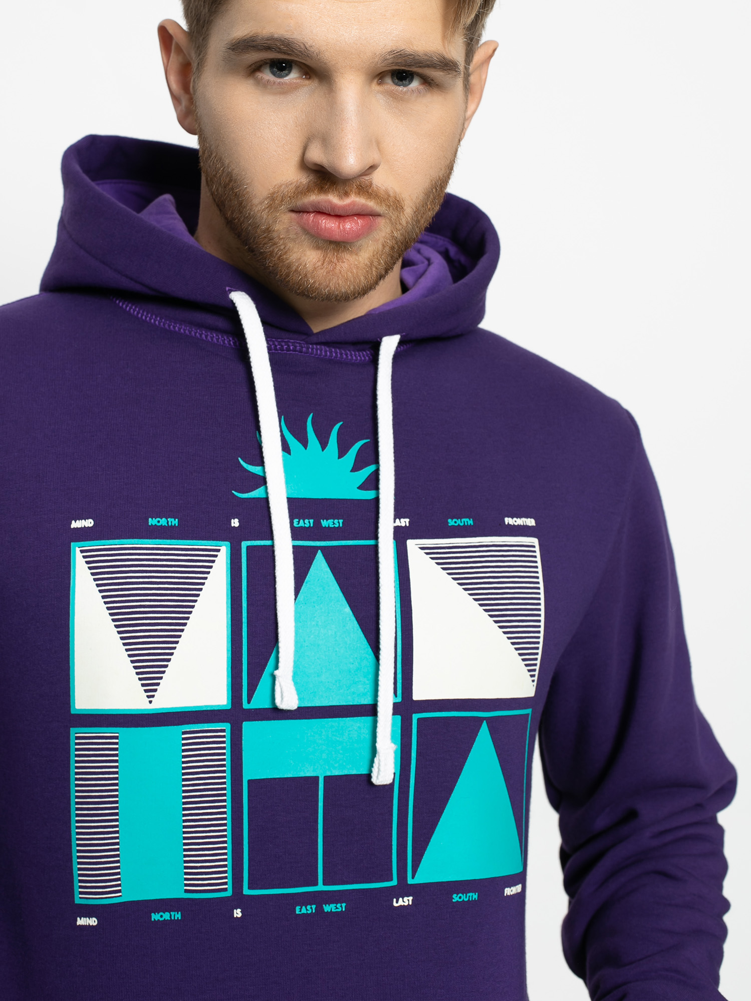 Bluza z kapturem Malita Navigator (violet)