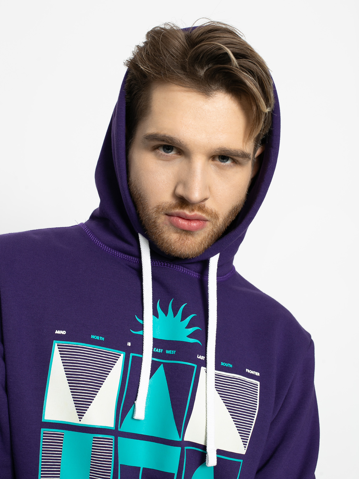 Bluza z kapturem Malita Navigator (violet)