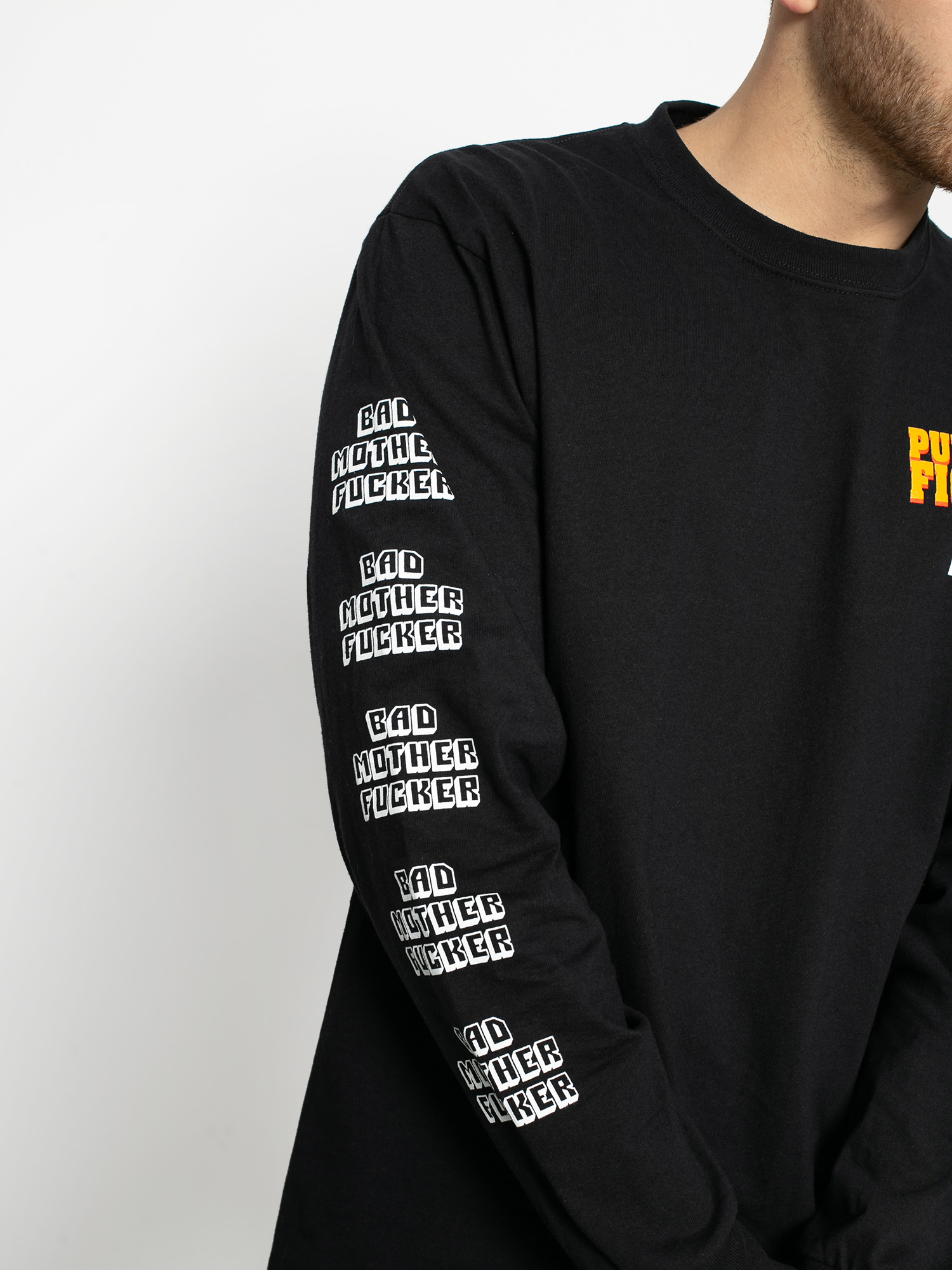 Longsleeve HUF Pulp Fiction Bad Mother Fucker (black)