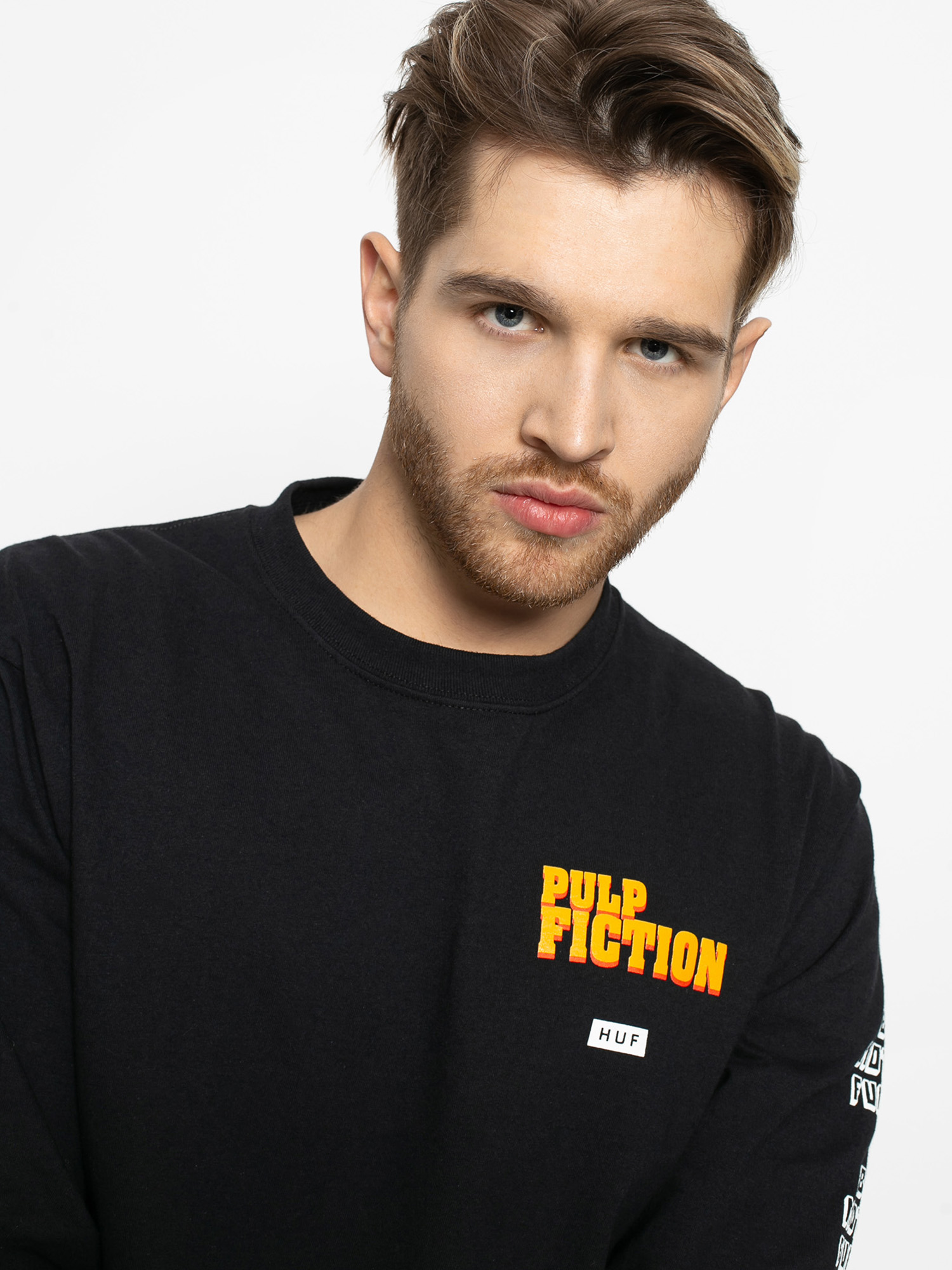 Longsleeve HUF Pulp Fiction Bad Mother Fucker (black)