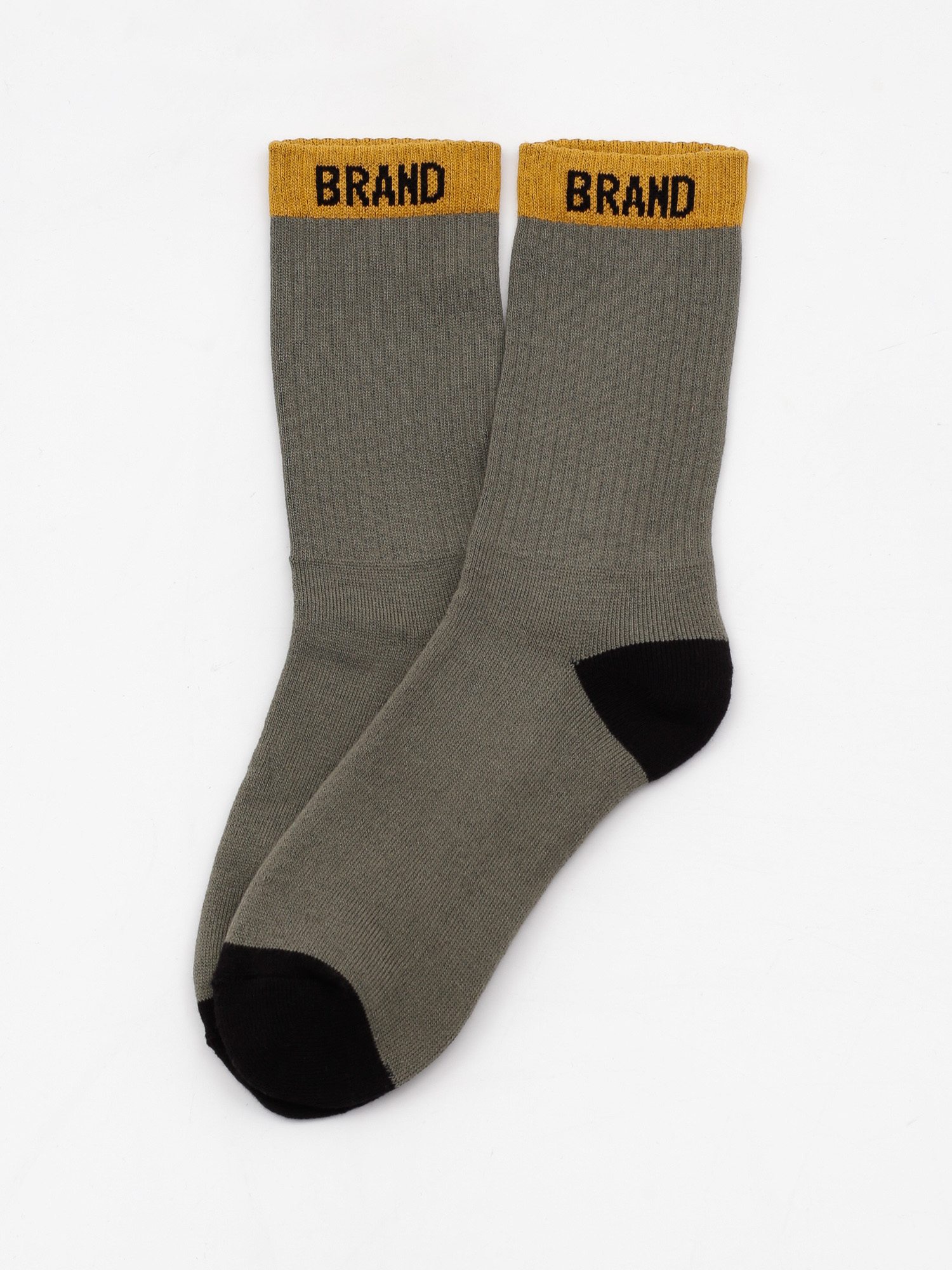 Skarpetki Malita Simple K (olive/black/mustard)
