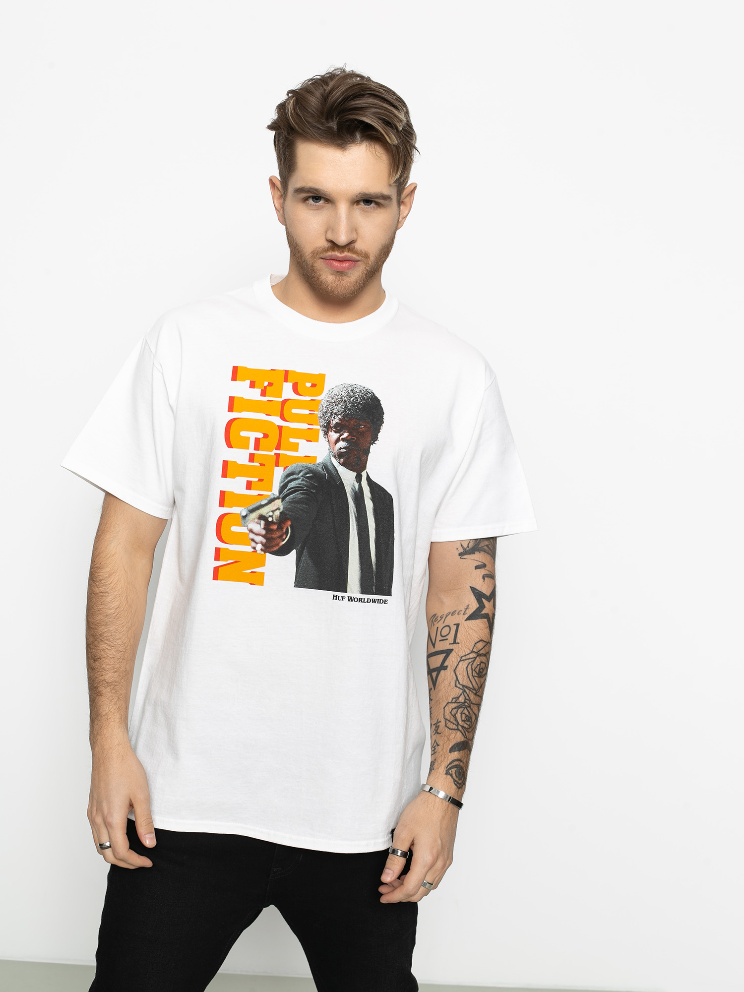 T-shirt HUF Pulp Fiction Ezekiel (white)